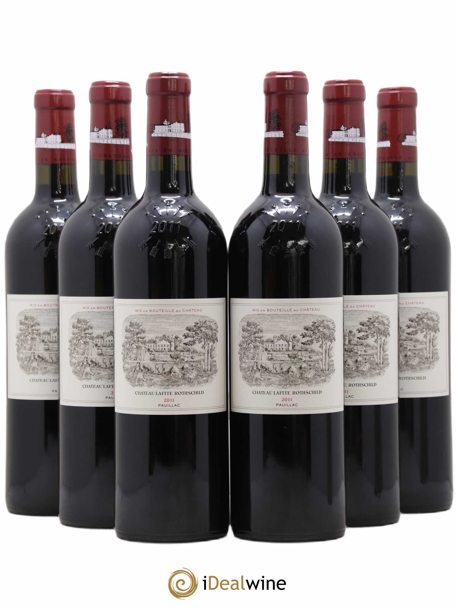 Château Lafite Rothschild 1er Grand Cru Classé 2011 - Lot de 6 bouteilles - 0