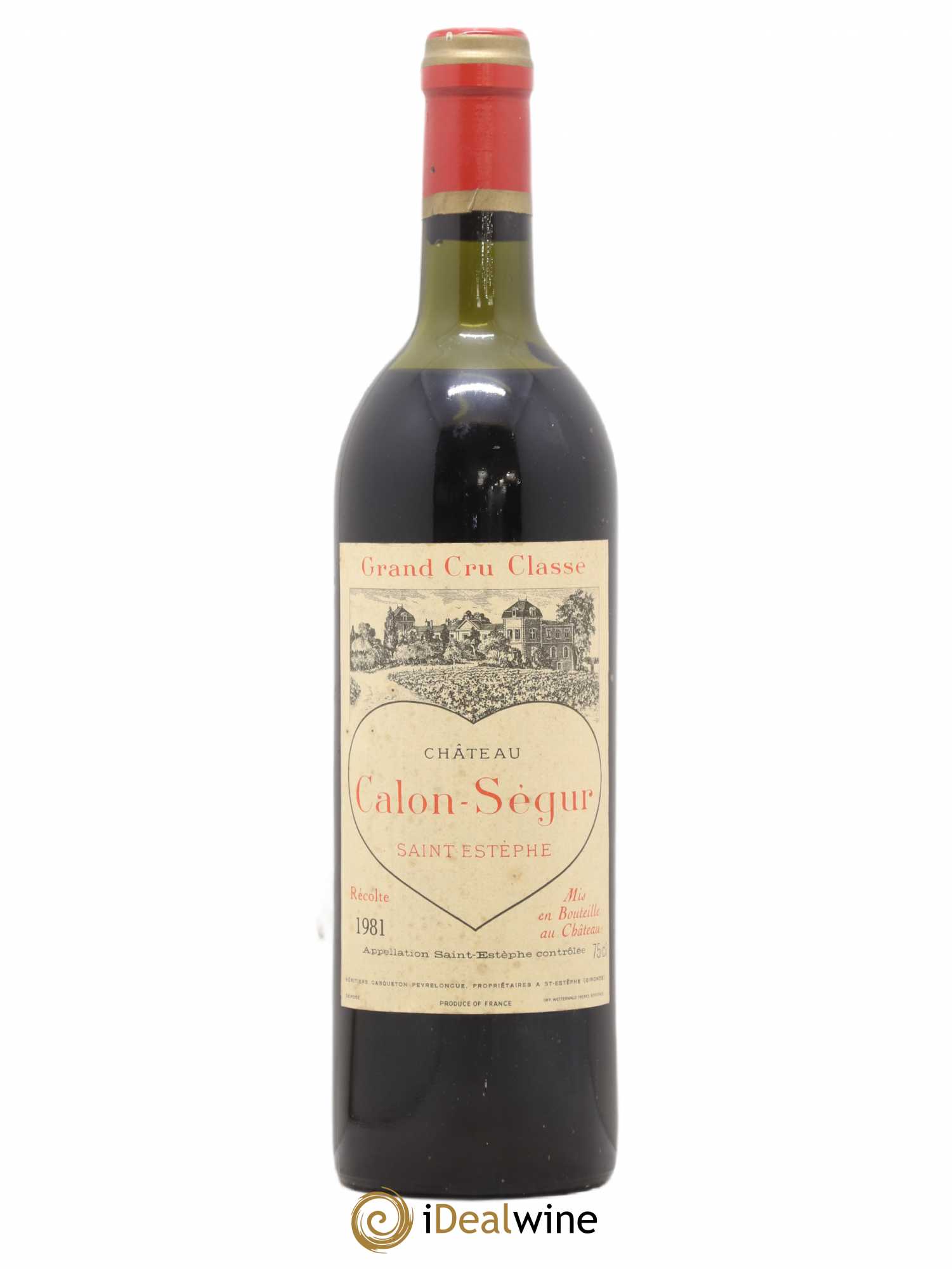 Château Calon Ségur 3ème Grand Cru Classé 1981 - Lot de 1 bouteille - 0