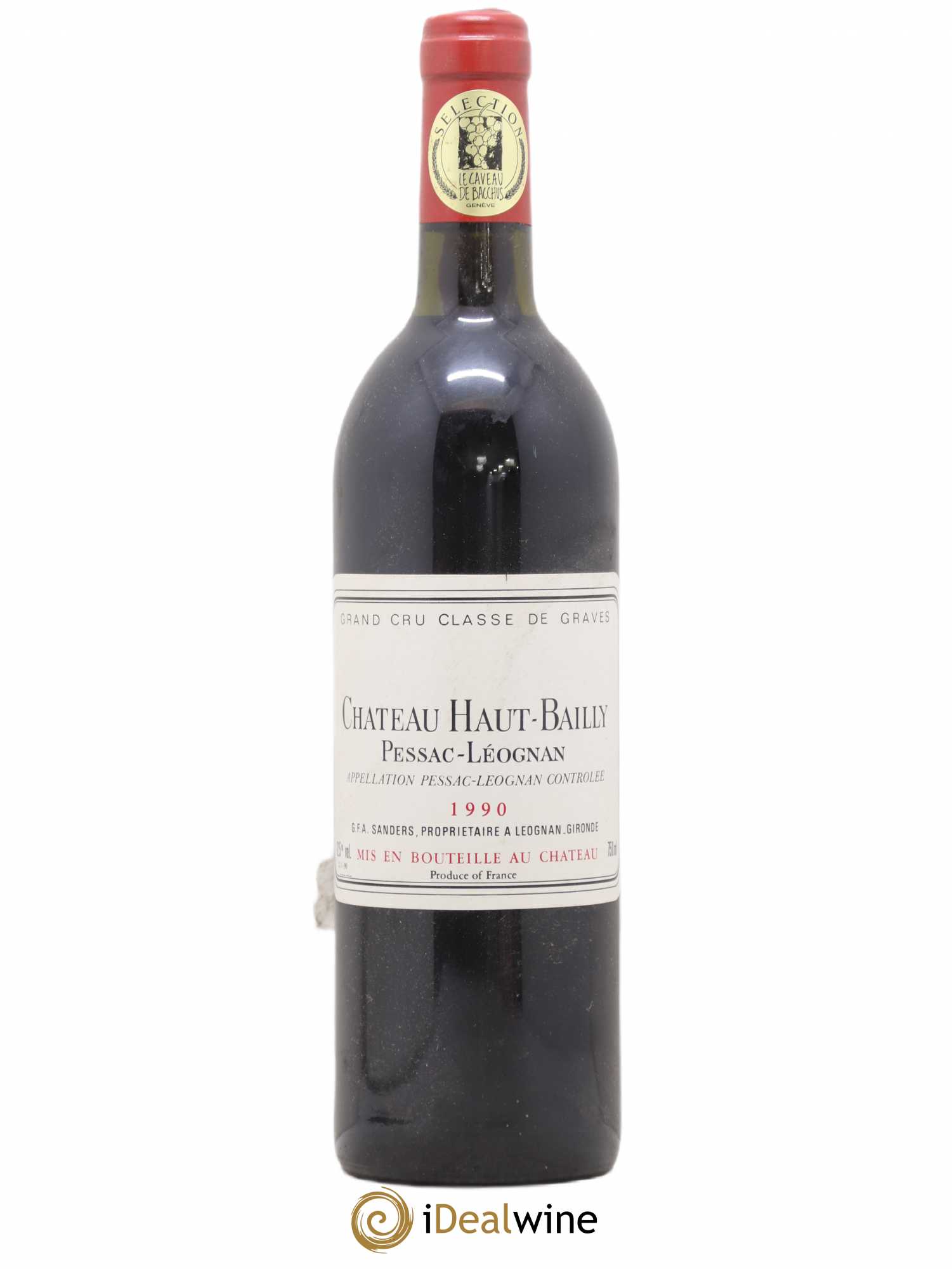 Château Haut-Bailly Cru Classé de Graves 1990 - Lot de 1 bouteille - 0