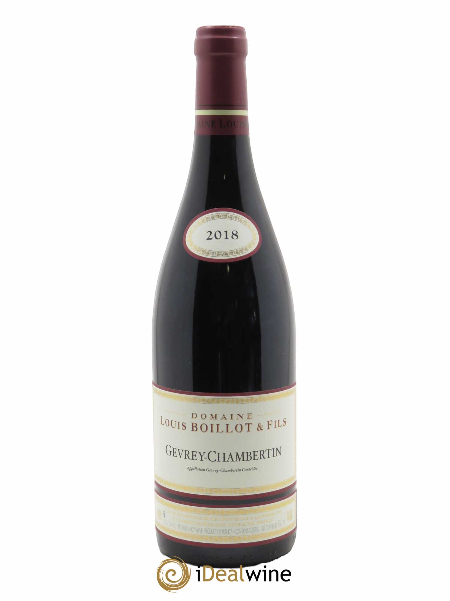 Gevrey-Chambertin Louis Boillot et Fils 2018 - Lot de 1 bouteille - 0
