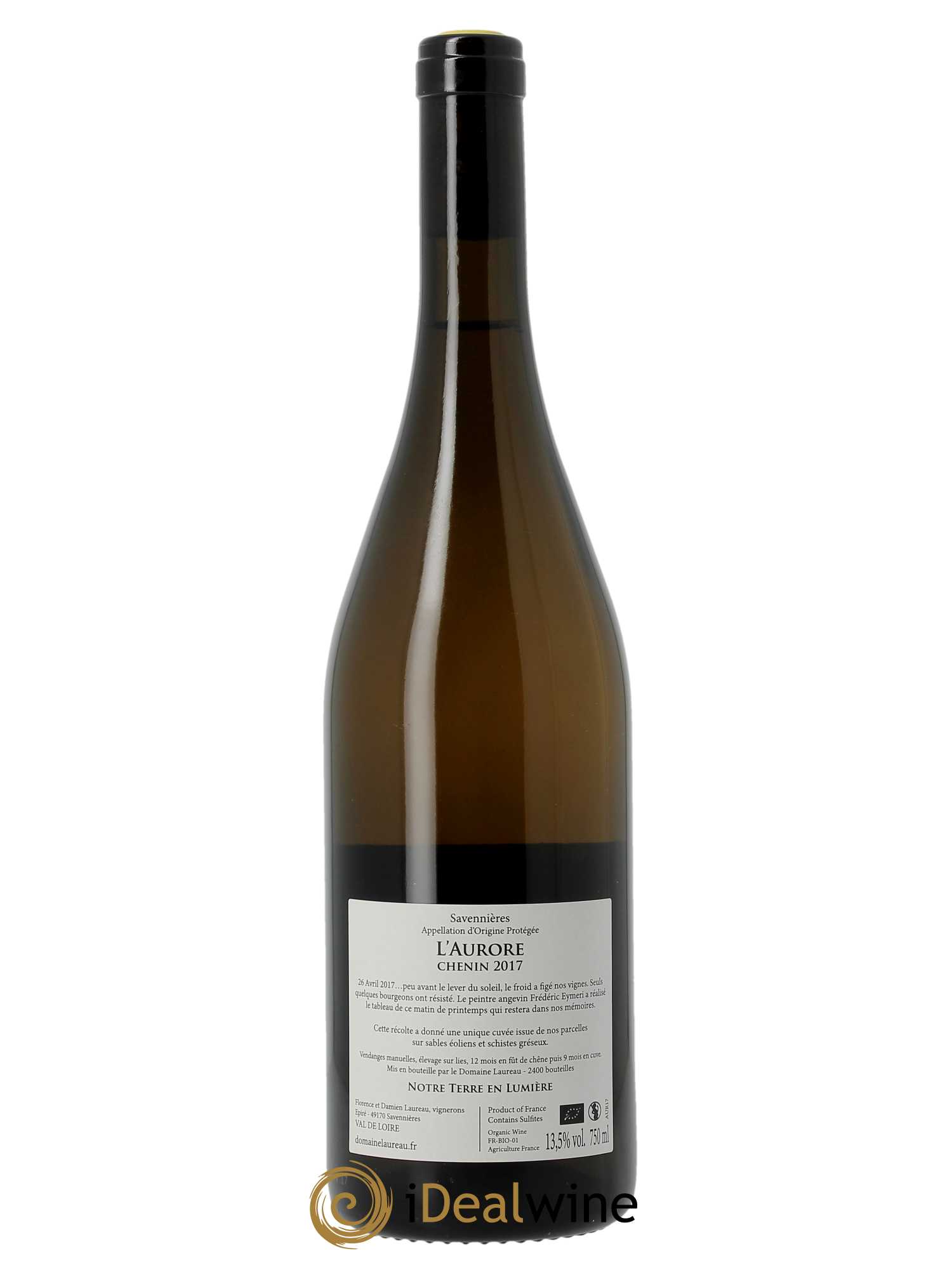 Savennières L'Aurore Domaine Laureau  2017 - Lot de 1 bouteille - 1