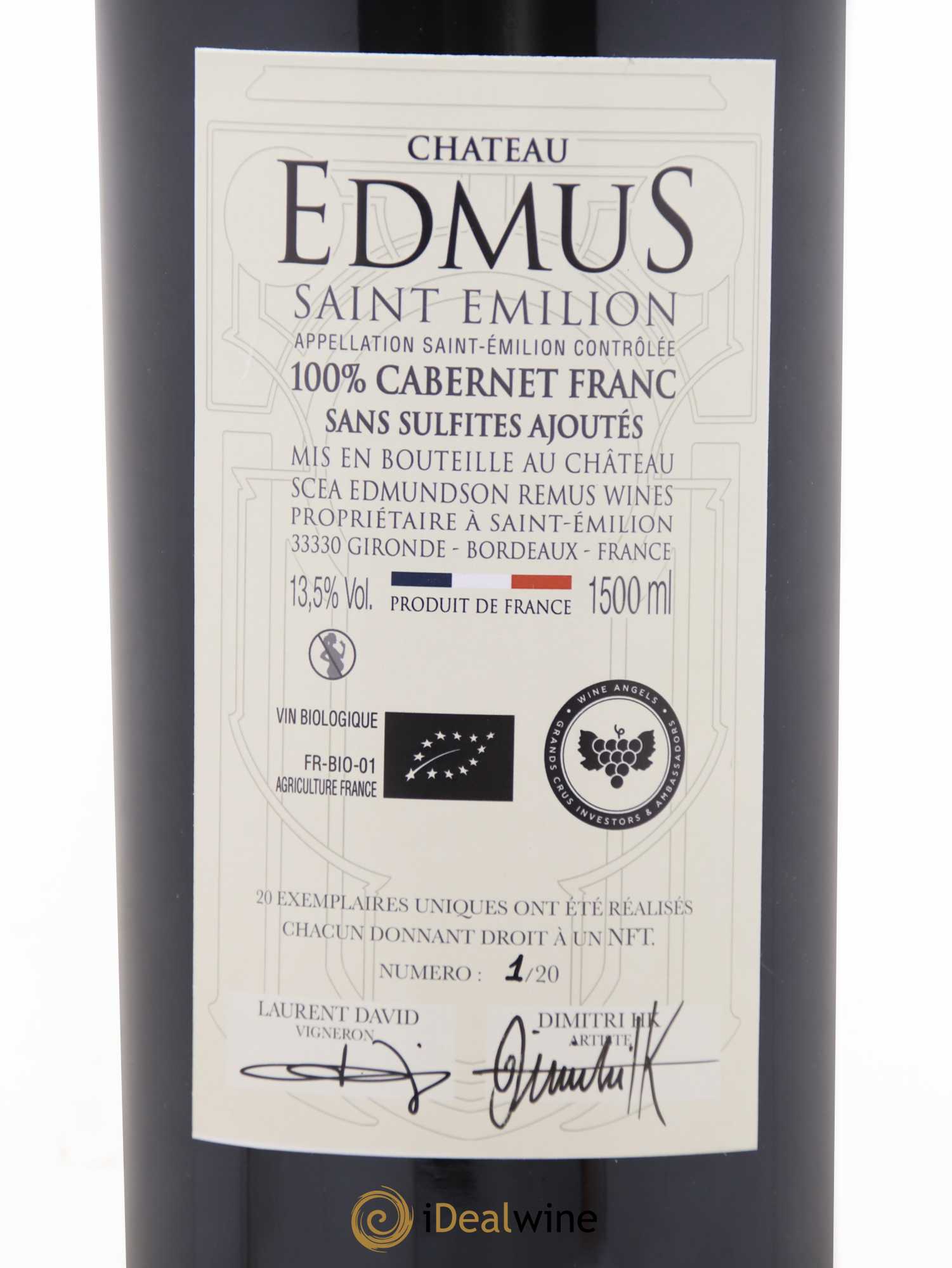 Château Edmus PHI NFT Numéro 1 (sans prix de réserve) 2021 - Lot de 1 magnum - 4
