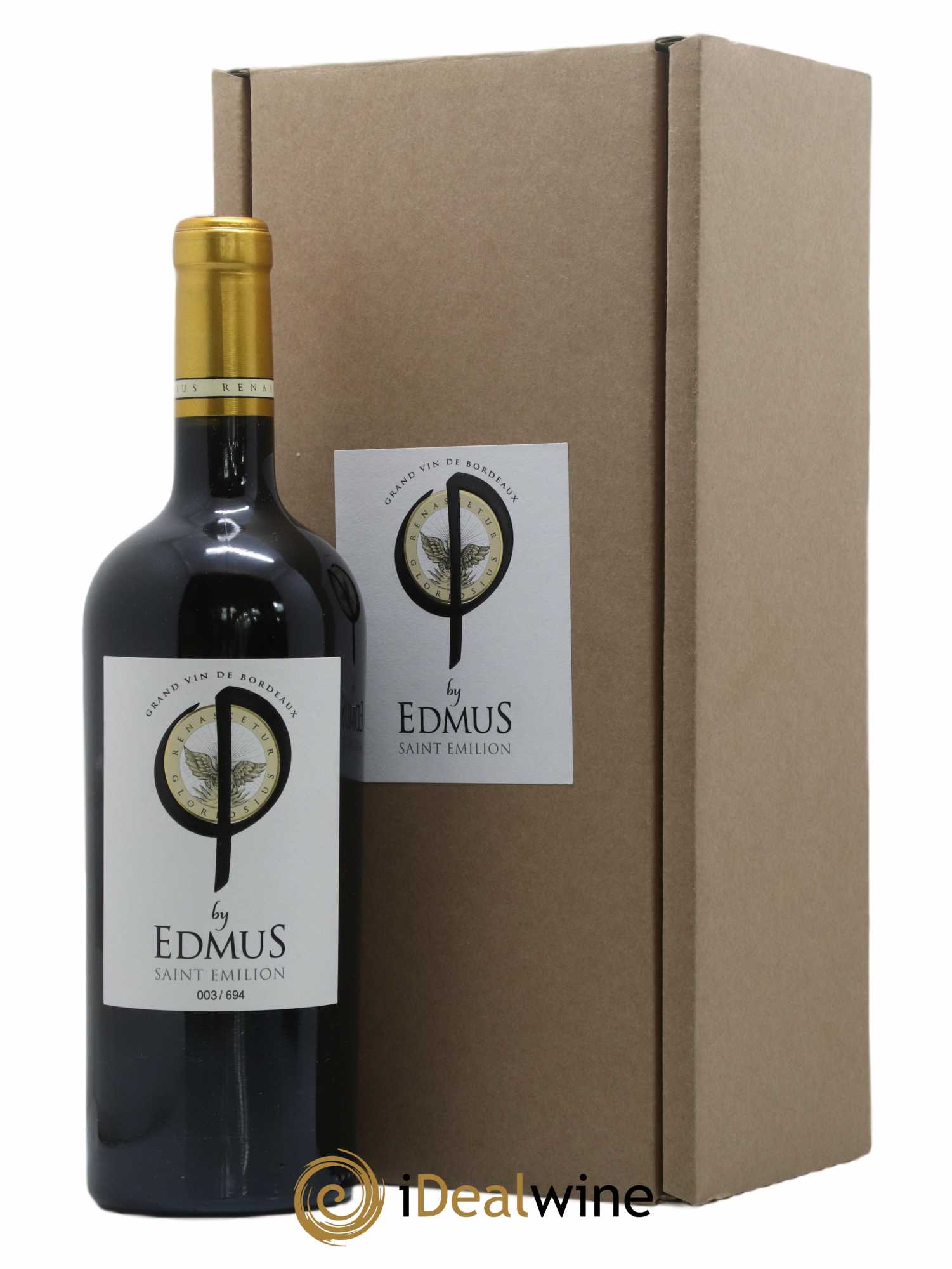 Château Edmus PHI Cuvée Phi (N°3 of 694)  (no reserve) 2021 - Lot of 1 bottle - 2