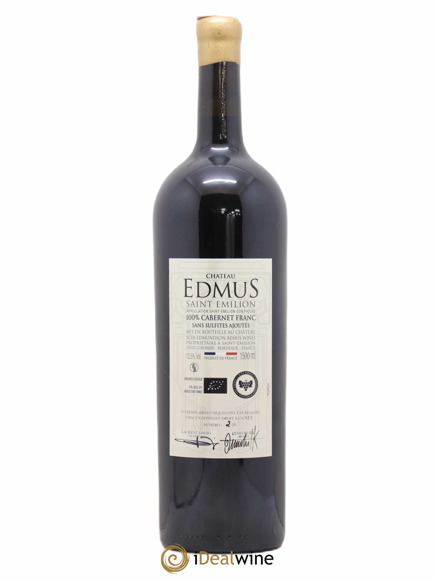 Château Edmus PHI NFT Numéro 2 (sans prix de réserve) 2021 - Lot de 1 magnum - 1