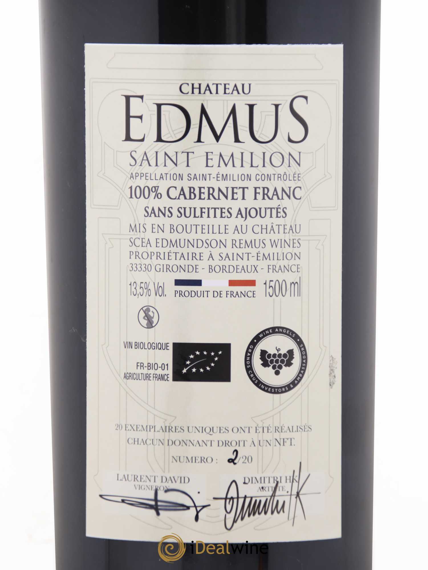 Château Edmus PHI NFT Numéro 2 (sans prix de réserve) 2021 - Lot de 1 magnum - 4