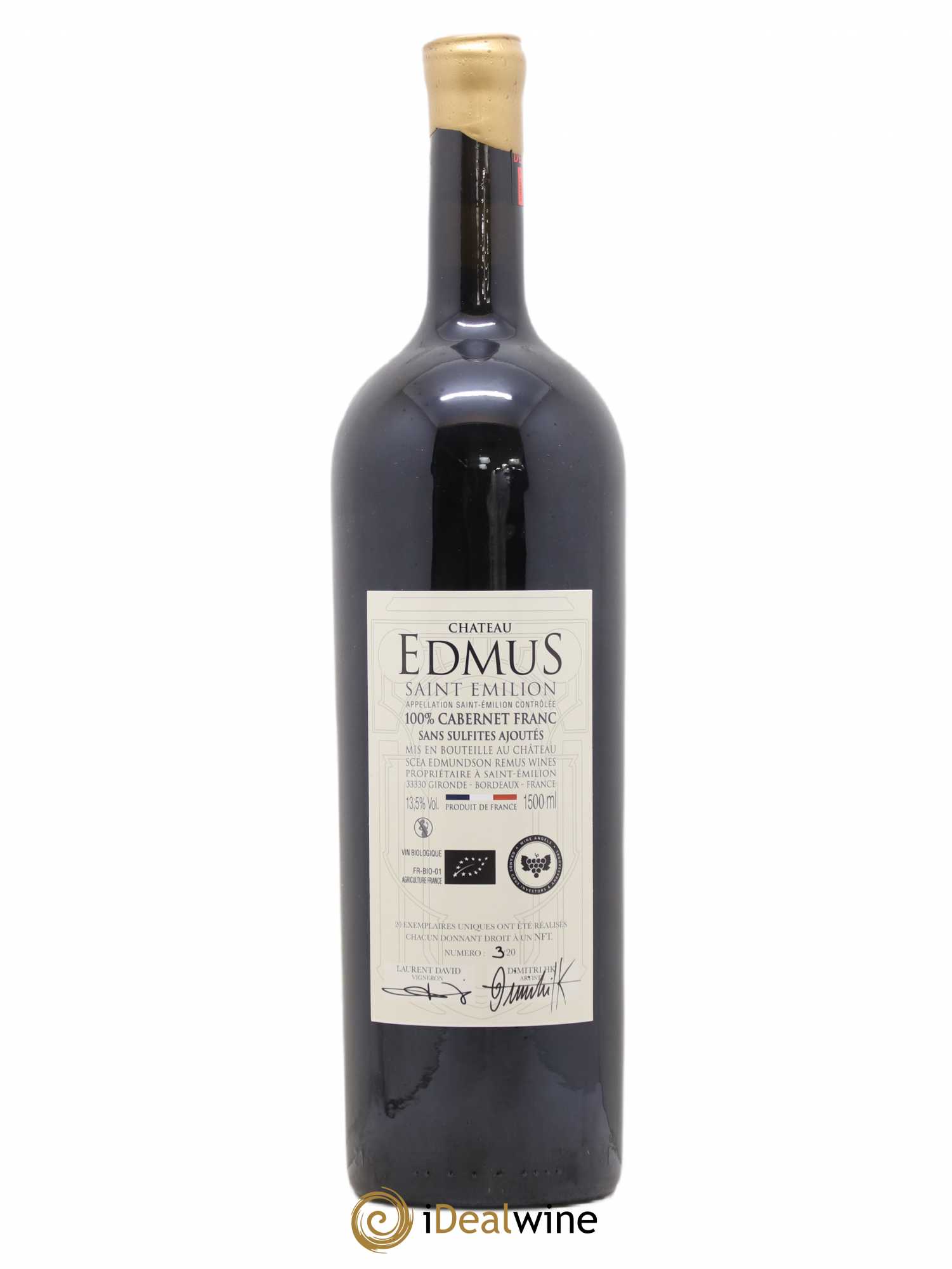 Château Edmus PHI NFT Numéro 3 (sans prix de réserve 2021 - Lot de 1 magnum - 1