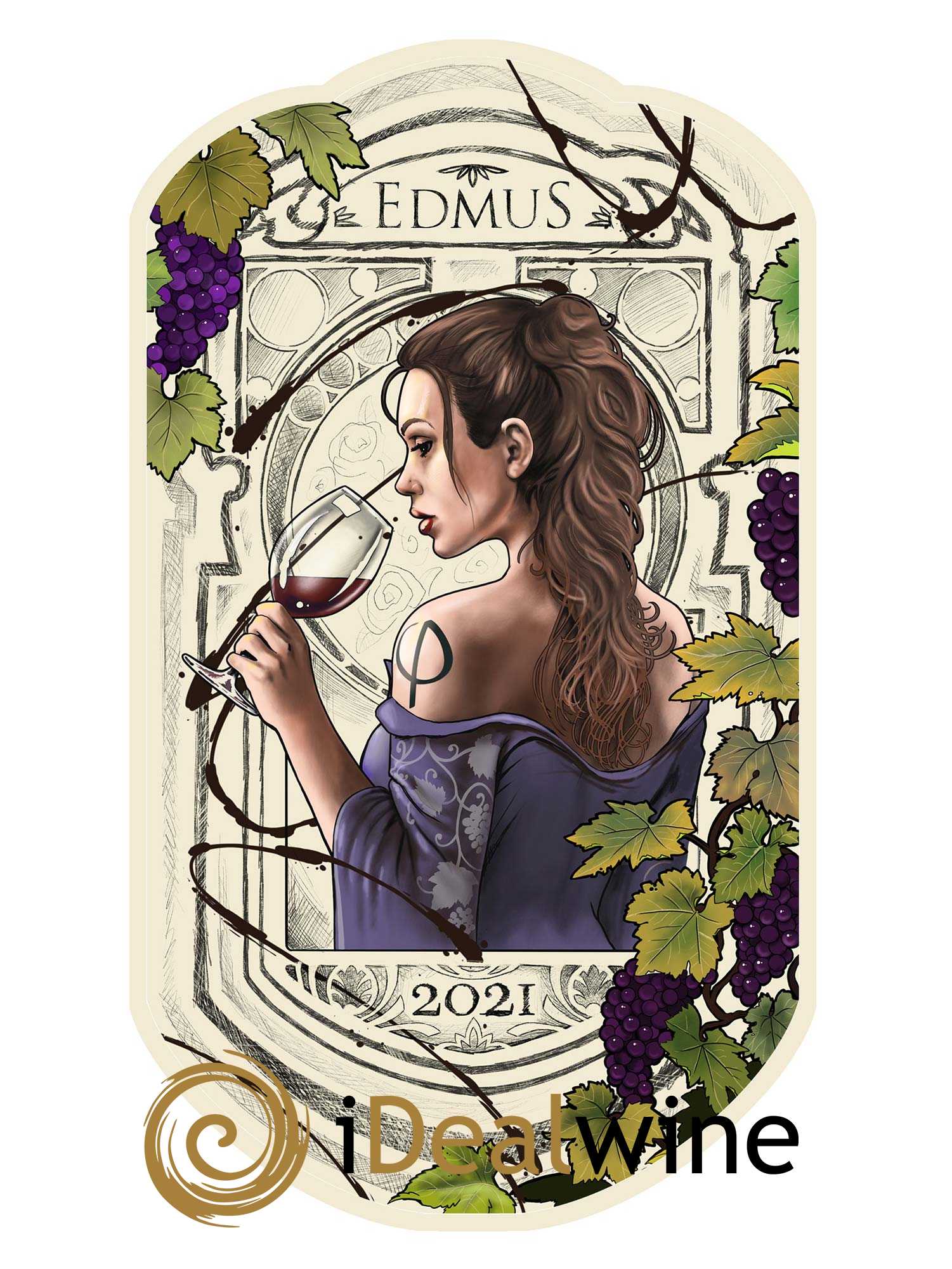 Château Edmus PHI NFT Numéro 3 (sans prix de réserve 2021 - Lot de 1 magnum - 6