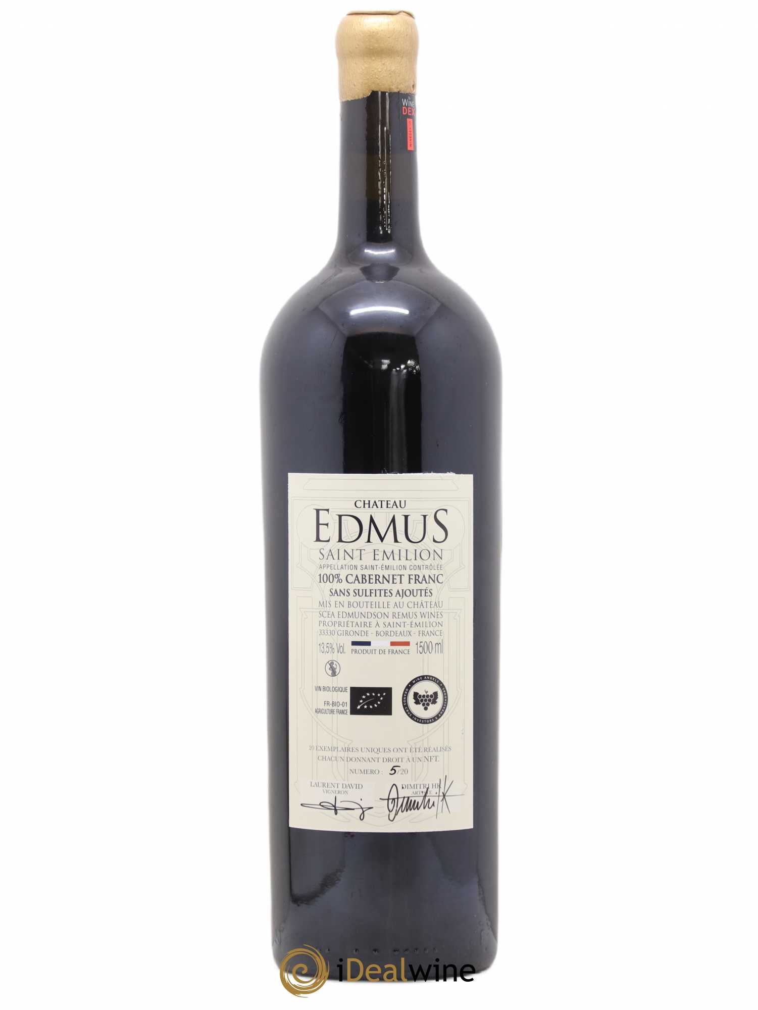 Château Edmus PHI NFT Numéro 5 (sans prix de réserve) 2021 - Lot de 1 magnum - 1