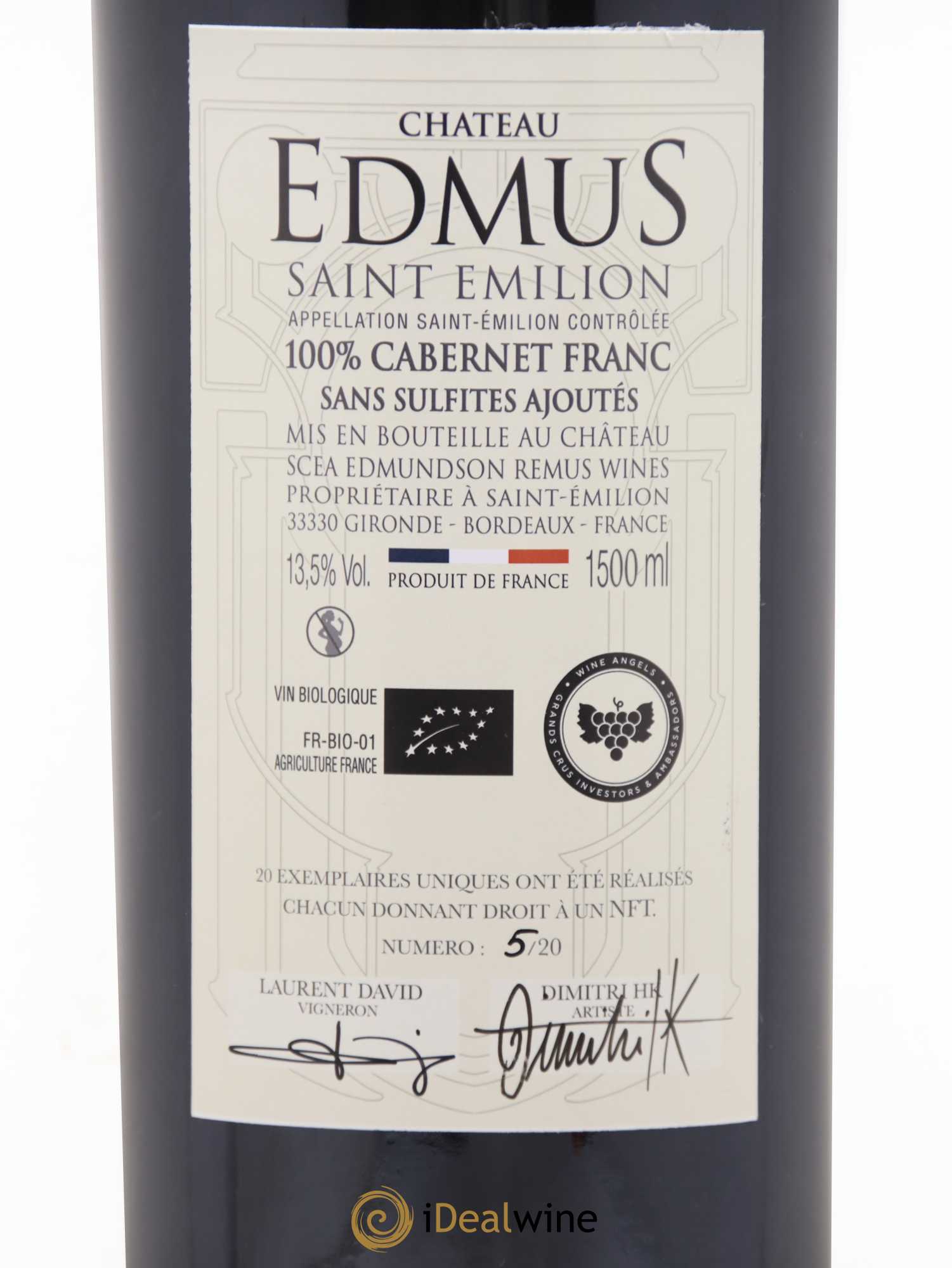 Château Edmus PHI NFT Numéro 5 (sans prix de réserve) 2021 - Lot de 1 magnum - 4