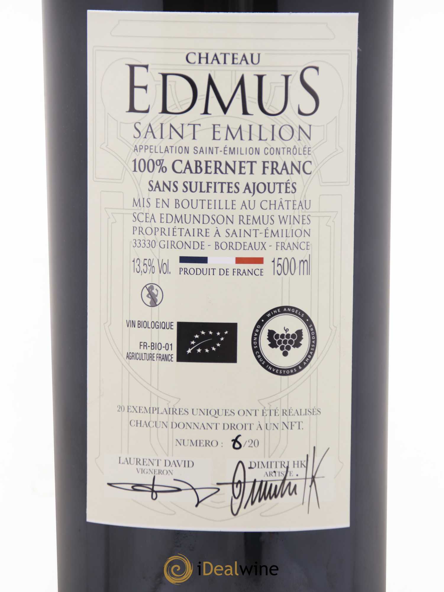 Château Edmus PHI NFT Numéro 6 (sans prix de réserve) 2021 - Lot de 1 magnum - 4