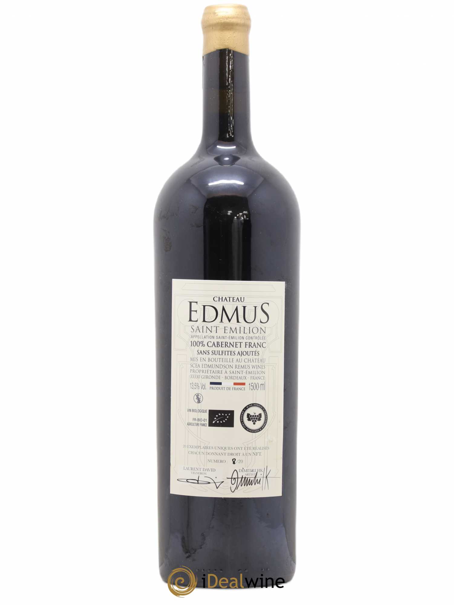 Château Edmus PHI NFT Numéro 8 (sans prix de réserve 2021 - Lot de 1 magnum - 1