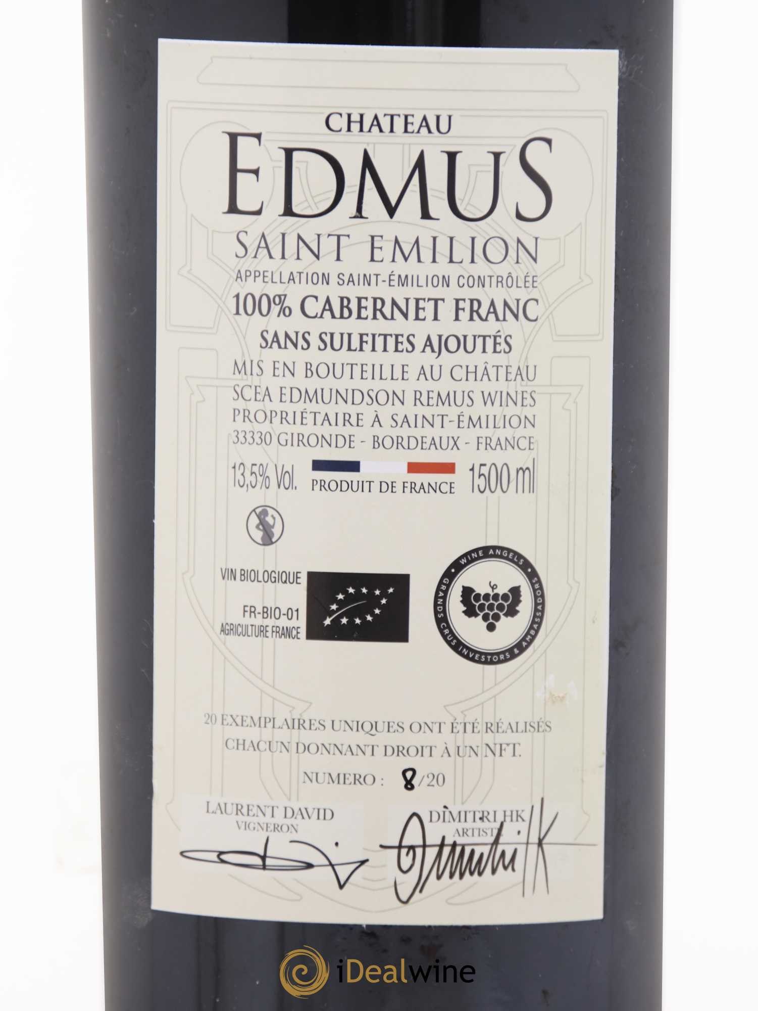 Château Edmus PHI NFT Numéro 8 (sans prix de réserve 2021 - Lot de 1 magnum - 4