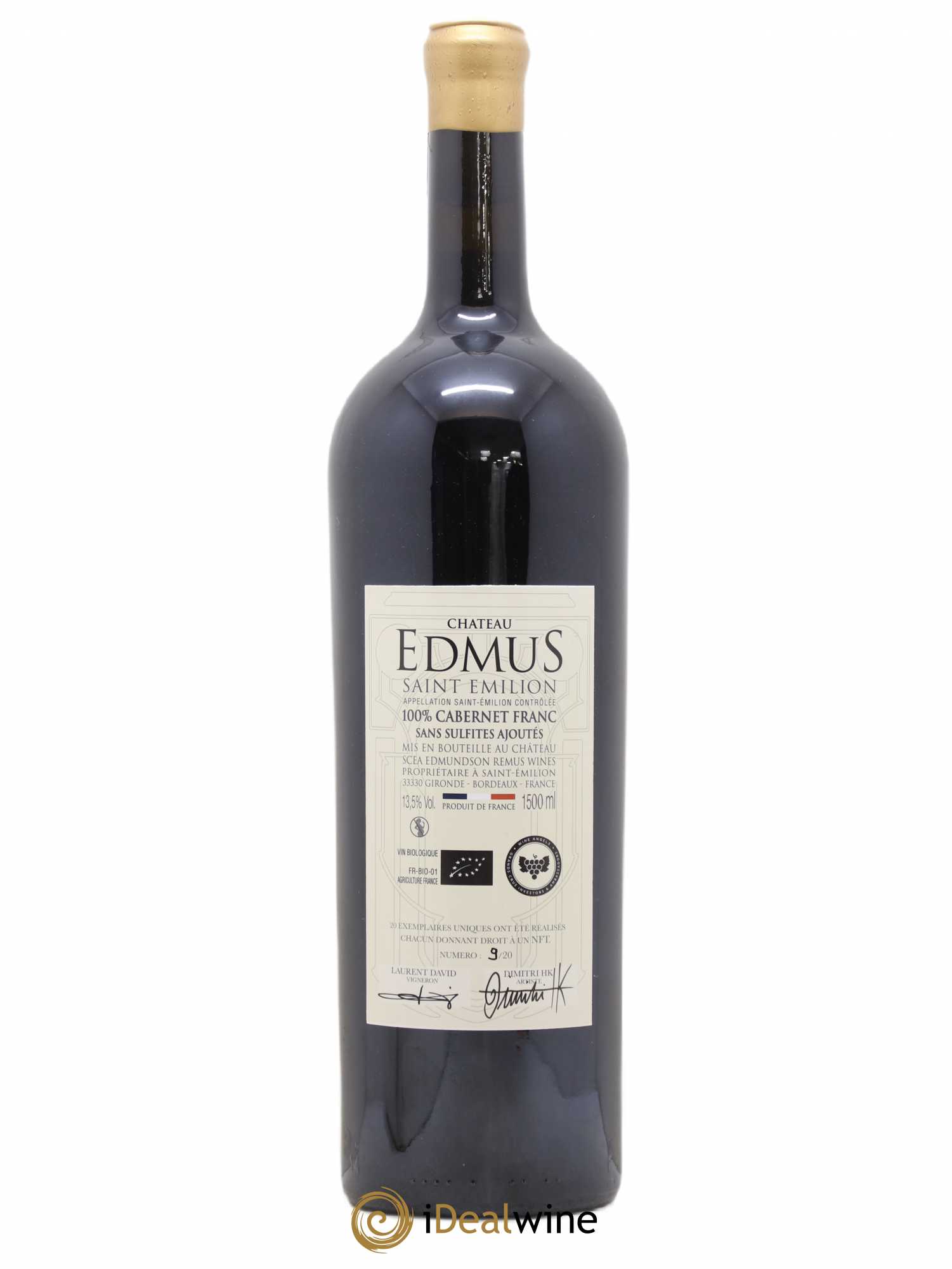 Château Edmus PHI NFT Numéro 9 (sans prix de réserve) 2021 - Lot de 1 magnum - 1