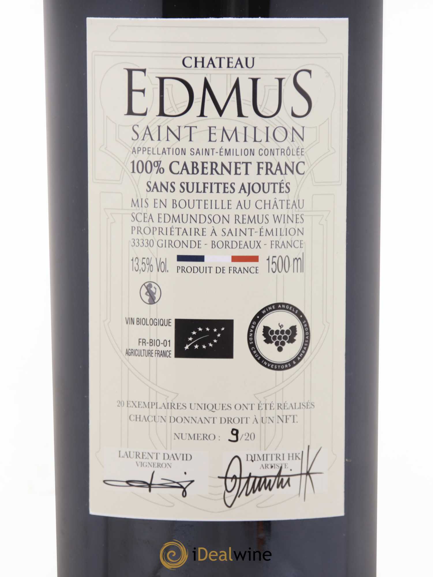 Château Edmus PHI NFT Numéro 9 (sans prix de réserve) 2021 - Lot de 1 magnum - 4