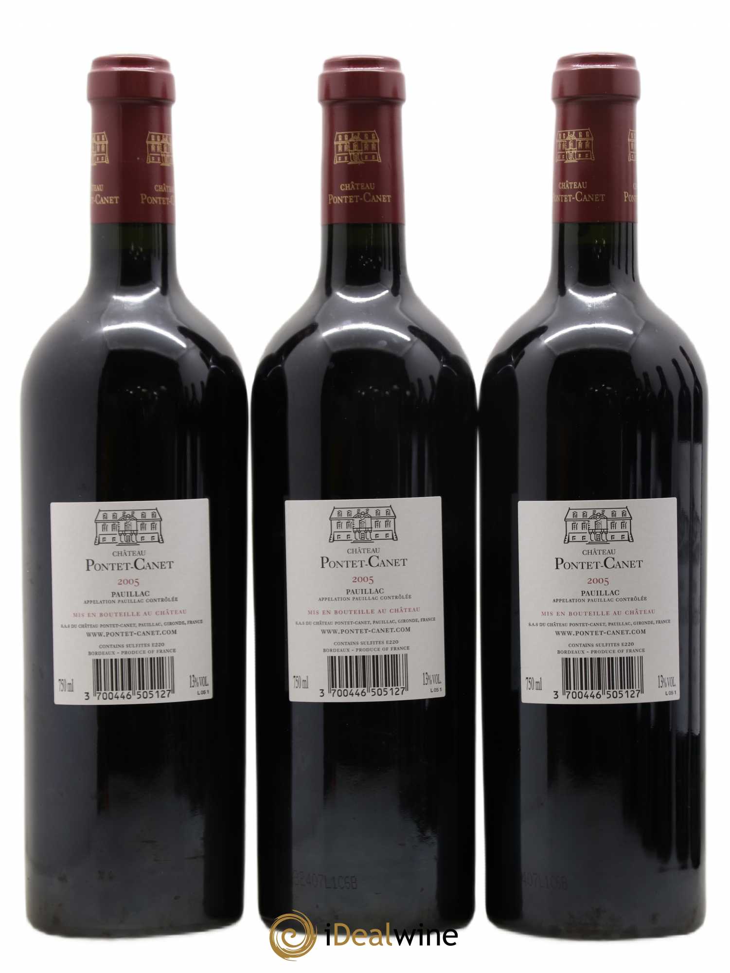 Château Pontet Canet 5ème Grand Cru Classé 2005 - Lot de 12 bouteilles - 4