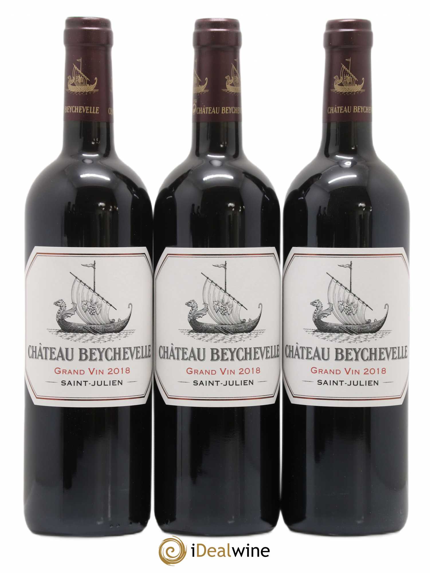 Château Beychevelle 4ème Grand Cru Classé 2018 - Lot de 6 bouteilles - 1