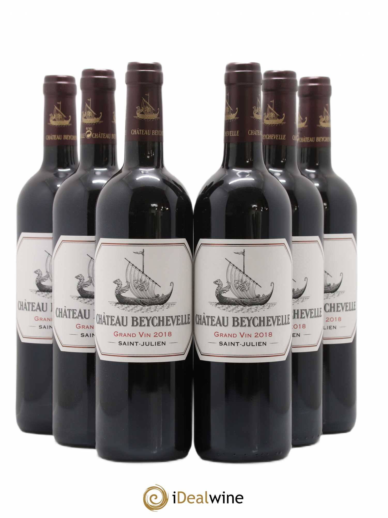 Château Beychevelle 4ème Grand Cru Classé 2018 - Lot de 6 bouteilles - 0