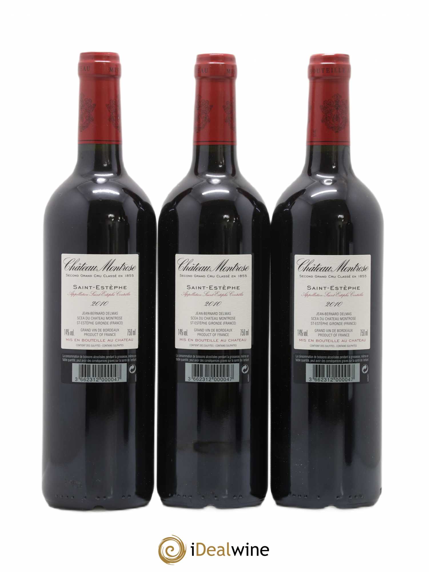 Château Montrose 2ème Grand Cru Classé 2010 - Lot de 6 bouteilles - 4