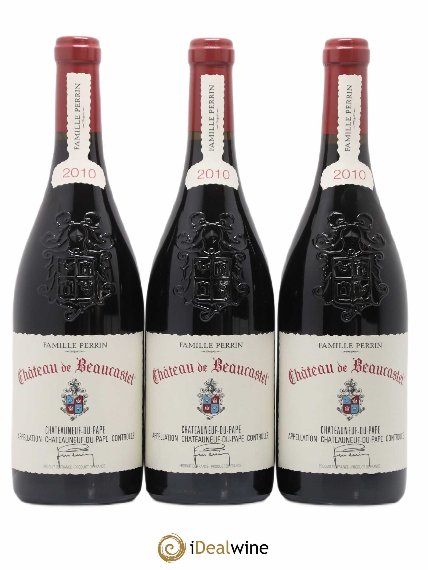 Châteauneuf-du-Pape Château de Beaucastel Famille Perrin 2010 - Lot de 6 bouteilles - 1