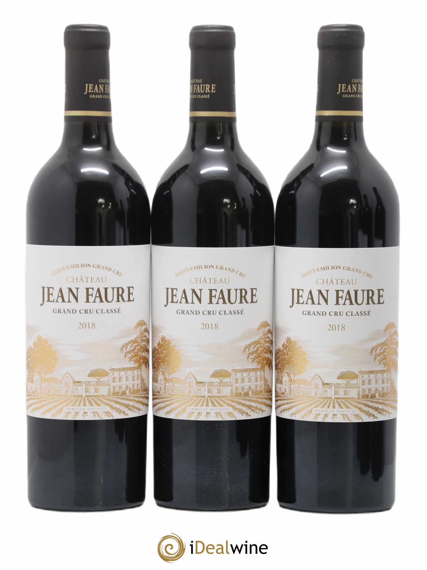 Château Jean Faure Grand Cru Classé 2018 - Lot of 6 bottles - 1
