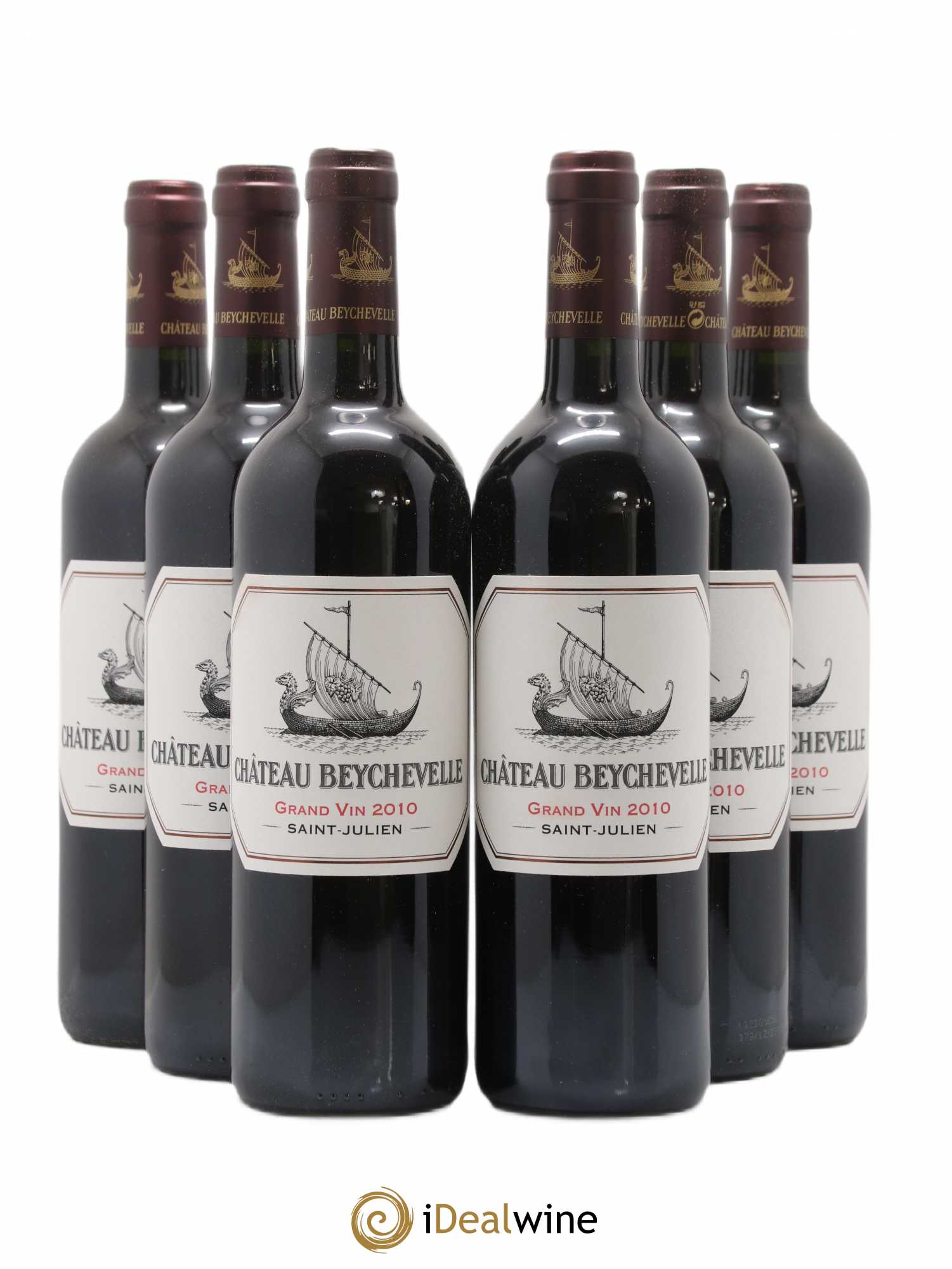 Château Beychevelle 4ème Grand Cru Classé 2010 - Lot de 6 bouteilles - 0