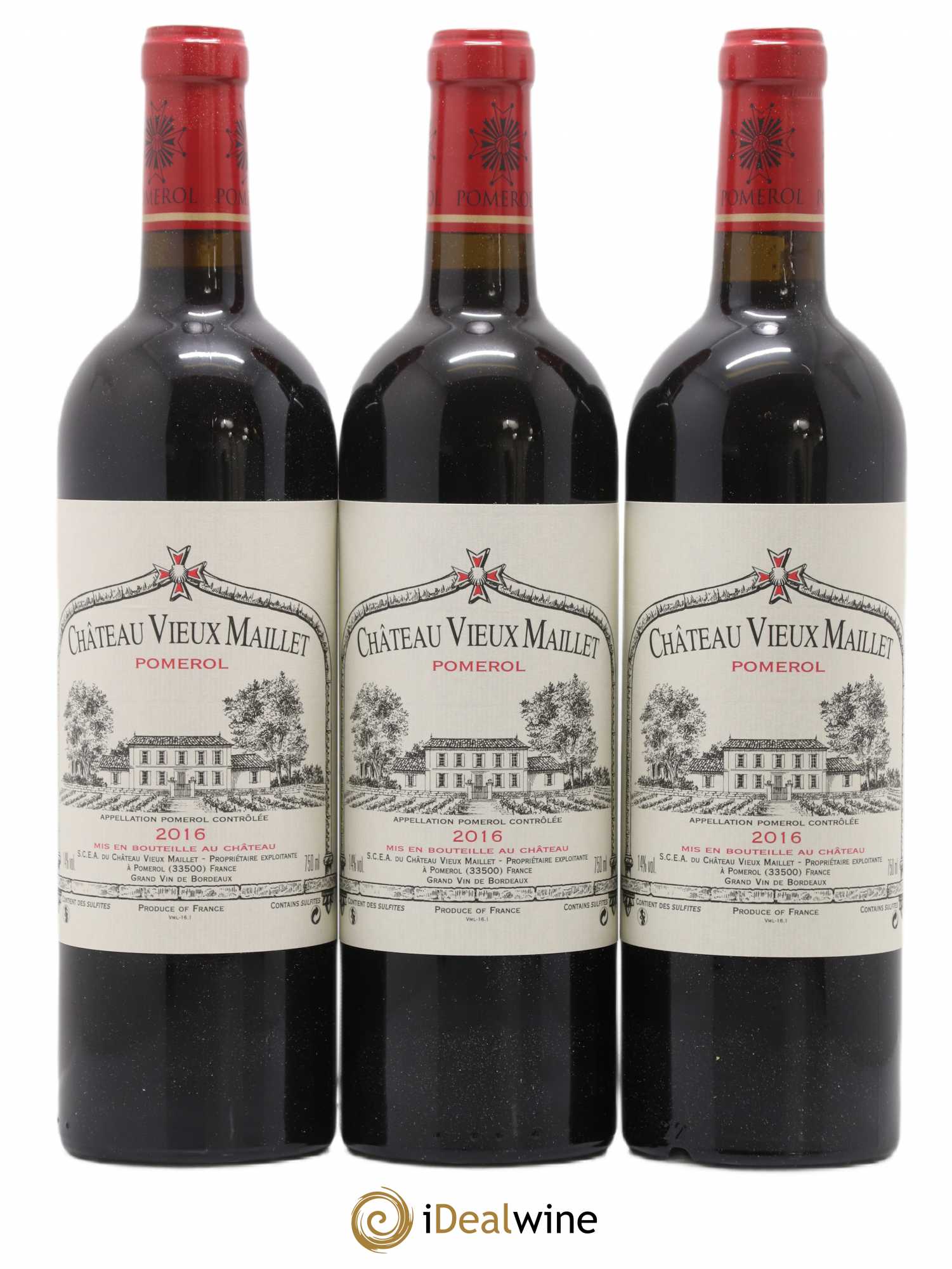 Château Vieux Maillet 2016 - Lot de 6 bouteilles - 1