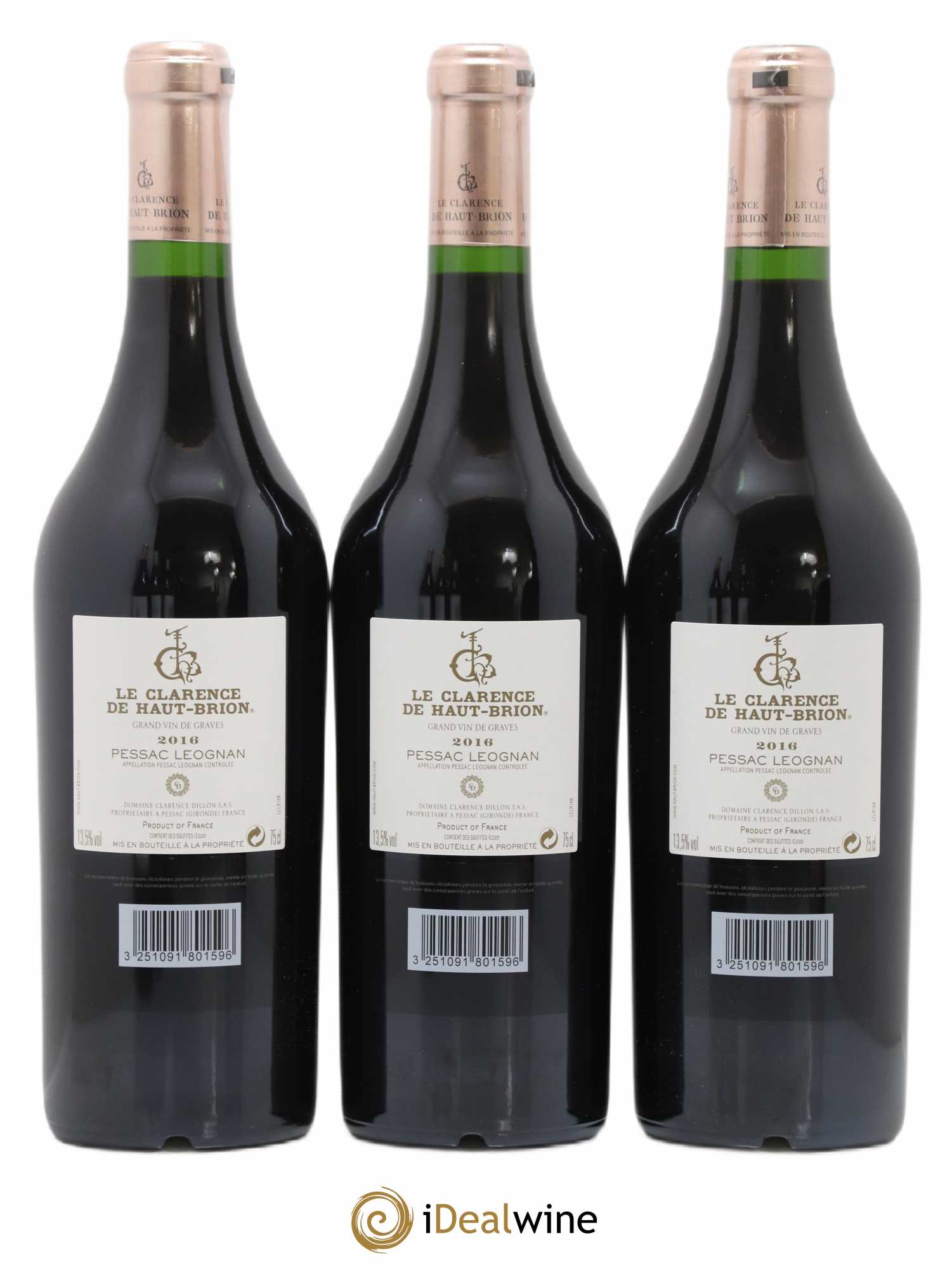 Clarence (Bahans) de Haut-Brion Second Vin 2016 - Lot de 6 bouteilles - 2