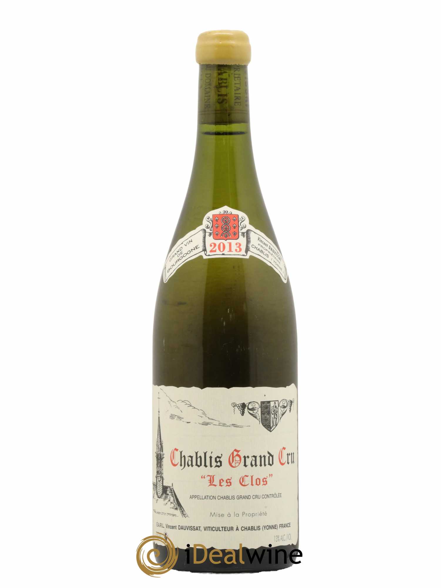 Chablis Grand Cru Les Clos Vincent Dauvissat (Domaine) 2013 - Lot de 1 bouteille - 0