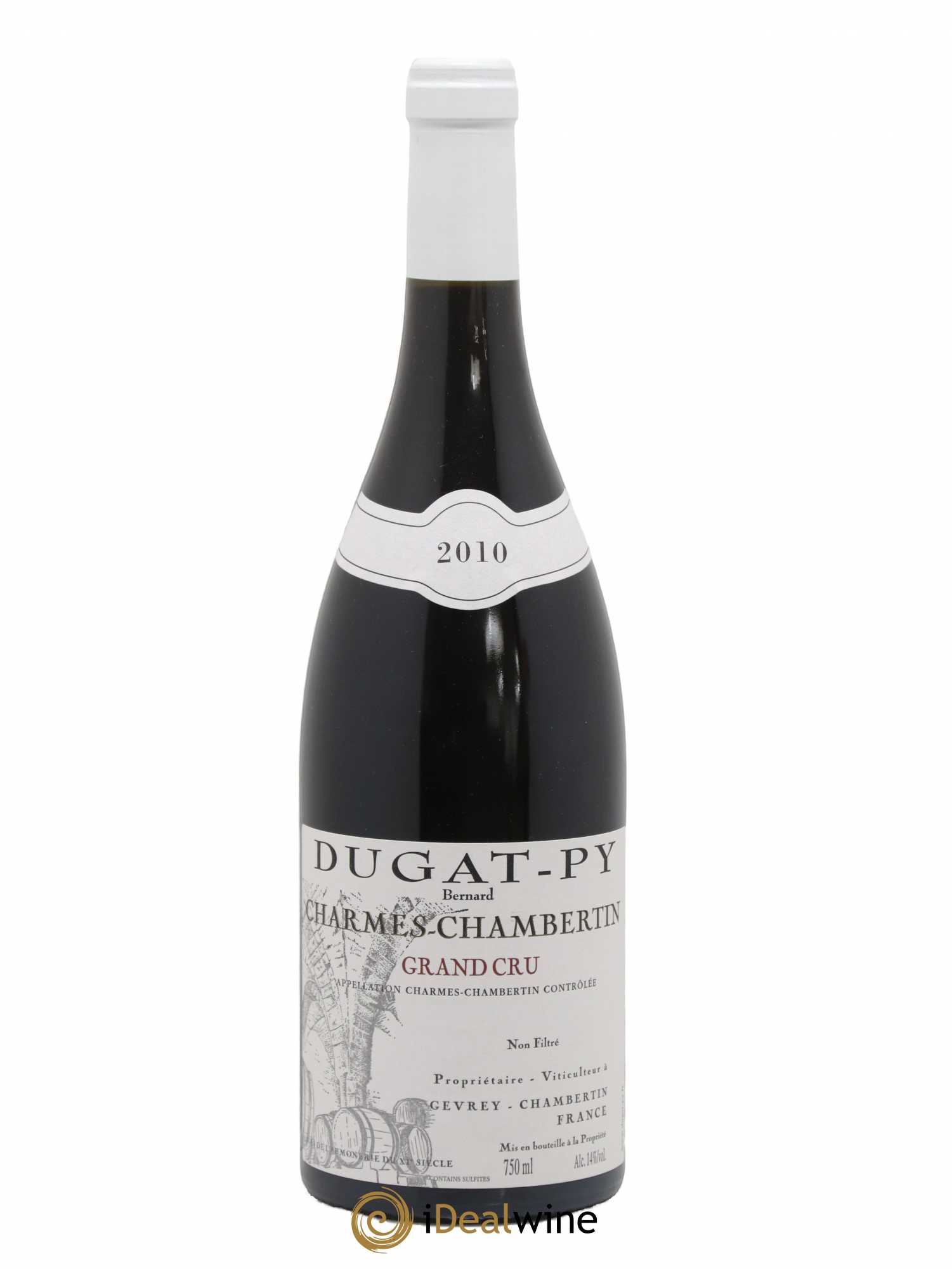 Charmes-Chambertin Grand Cru Dugat-Py 2010 - Lot de 1 bouteille - 0
