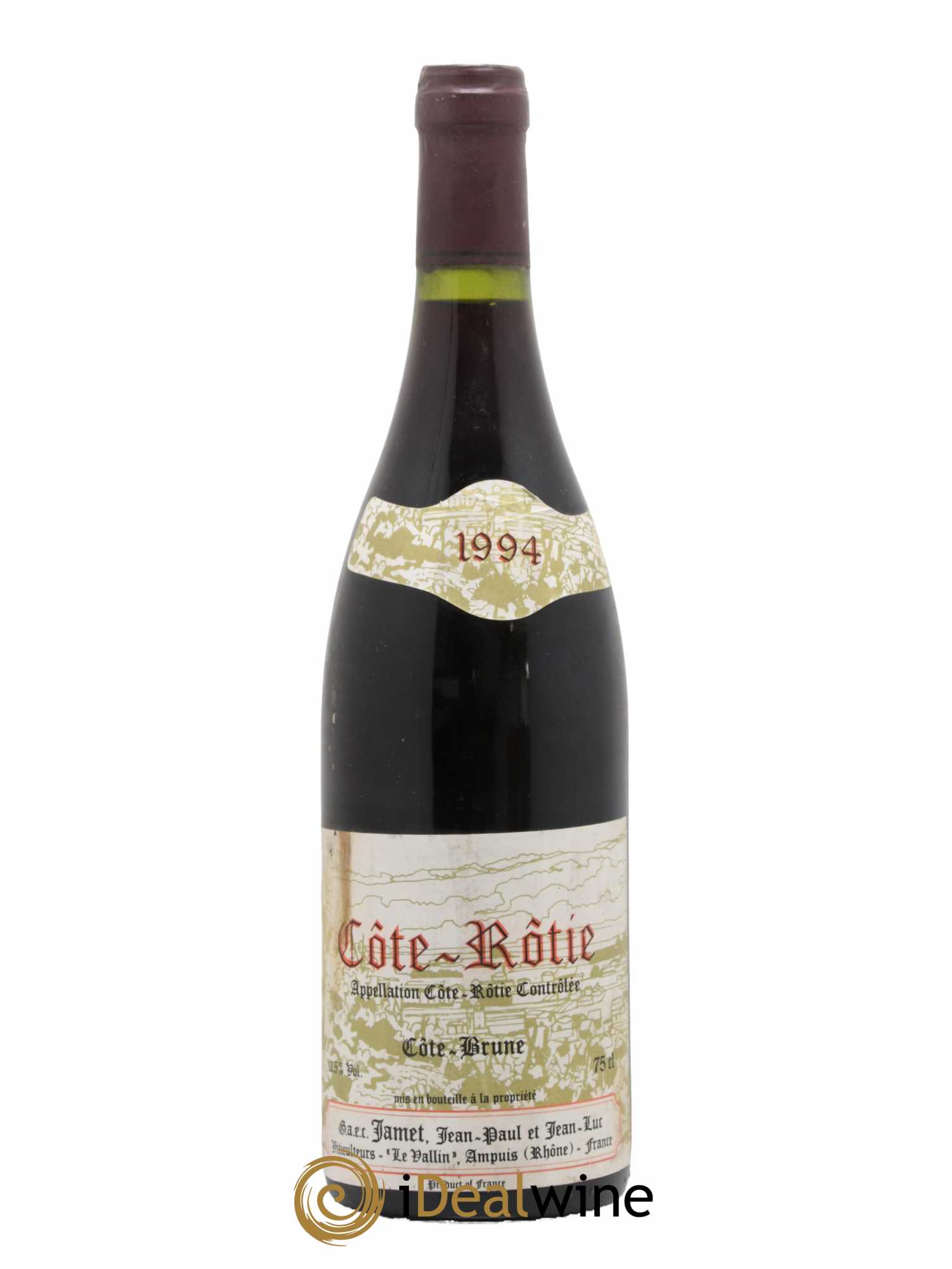 Côte-Rôtie Côte Brune Jamet (Domaine) 1994 - Lot de 1 bouteille - 0