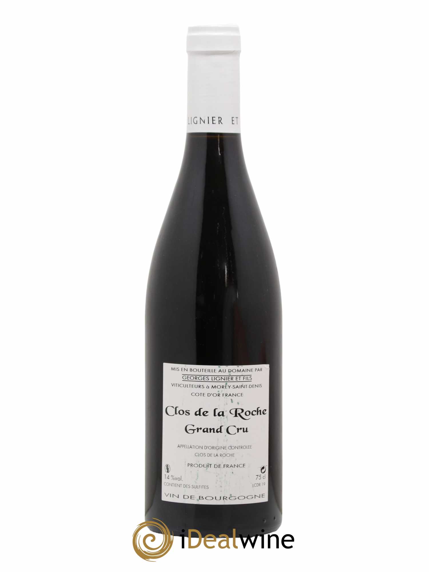 Clos de la Roche Grand Cru Georges Lignier (Domaine) 2019 - Lot de 1 bouteille - 1