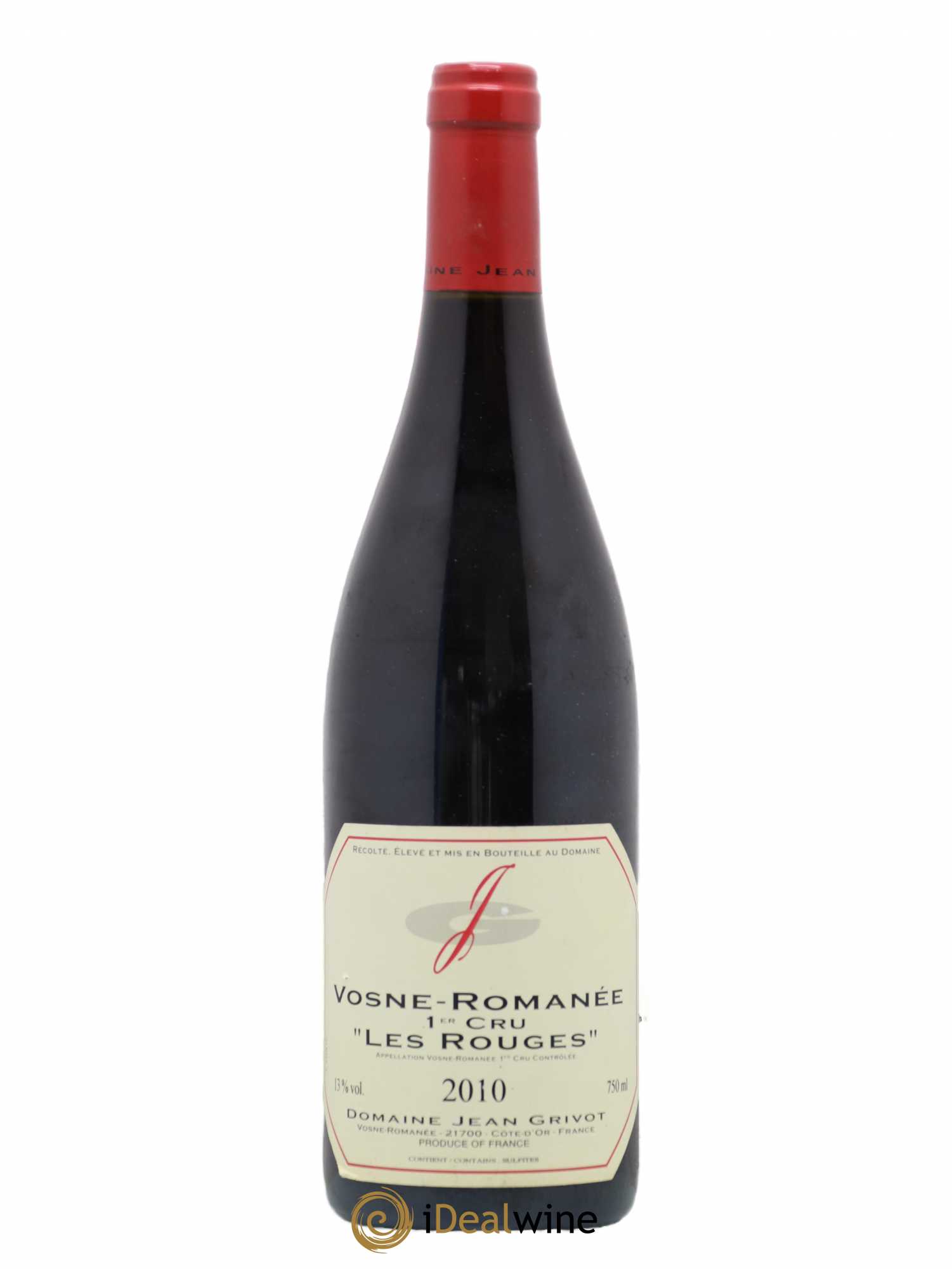 Vosne-Romanée 1er Cru Les Rouges Jean Grivot 2010 - Lotto di 1 bottiglia - 0