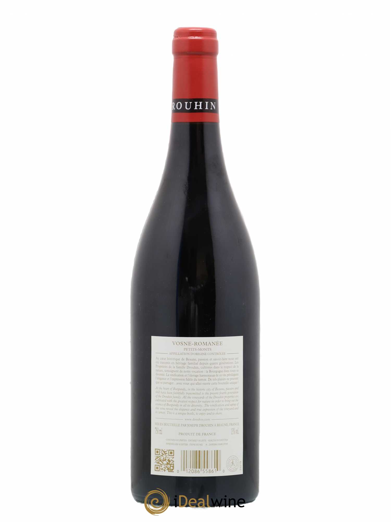 Vosne-Romanée 1er Cru Les Petits Monts Joseph Drouhin 2016 - Posten von 1 Flasche - 1