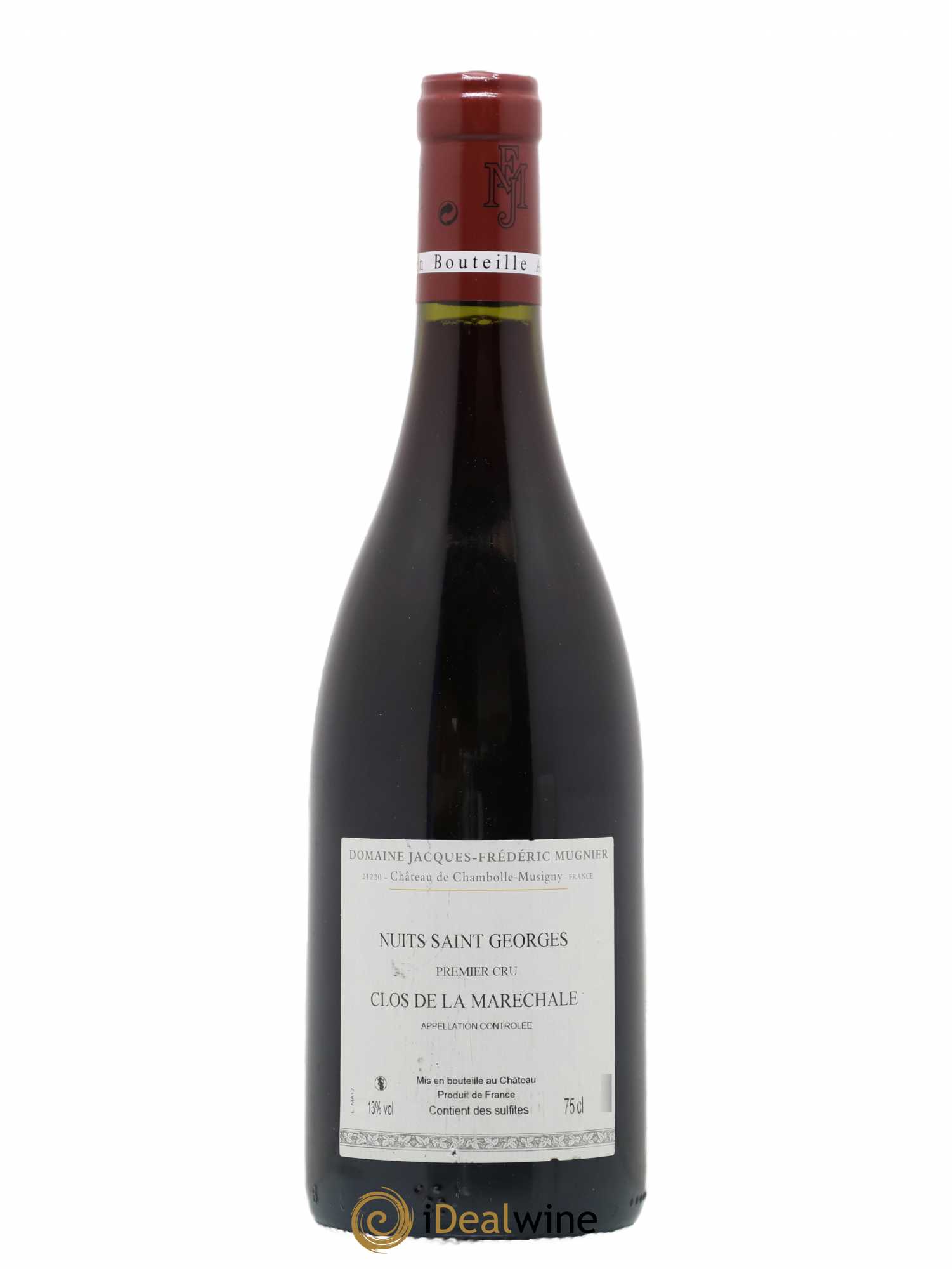Nuits-Saint-Georges 1er Cru Clos de La Maréchale Jacques-Frédéric Mugnier 2017 - Lot de 1 bouteille - 1
