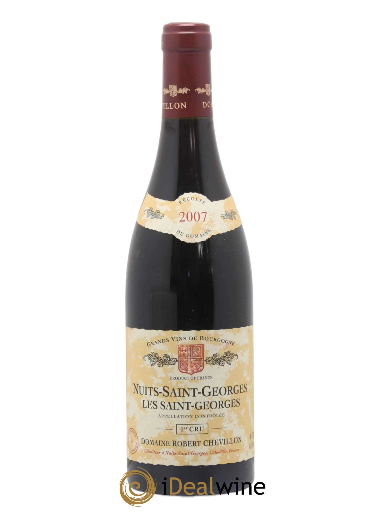 Nuits-Saint-Georges 1er Cru Les Saint Georges Robert Chevillon 2007 - Lot de 1 bouteille - 0
