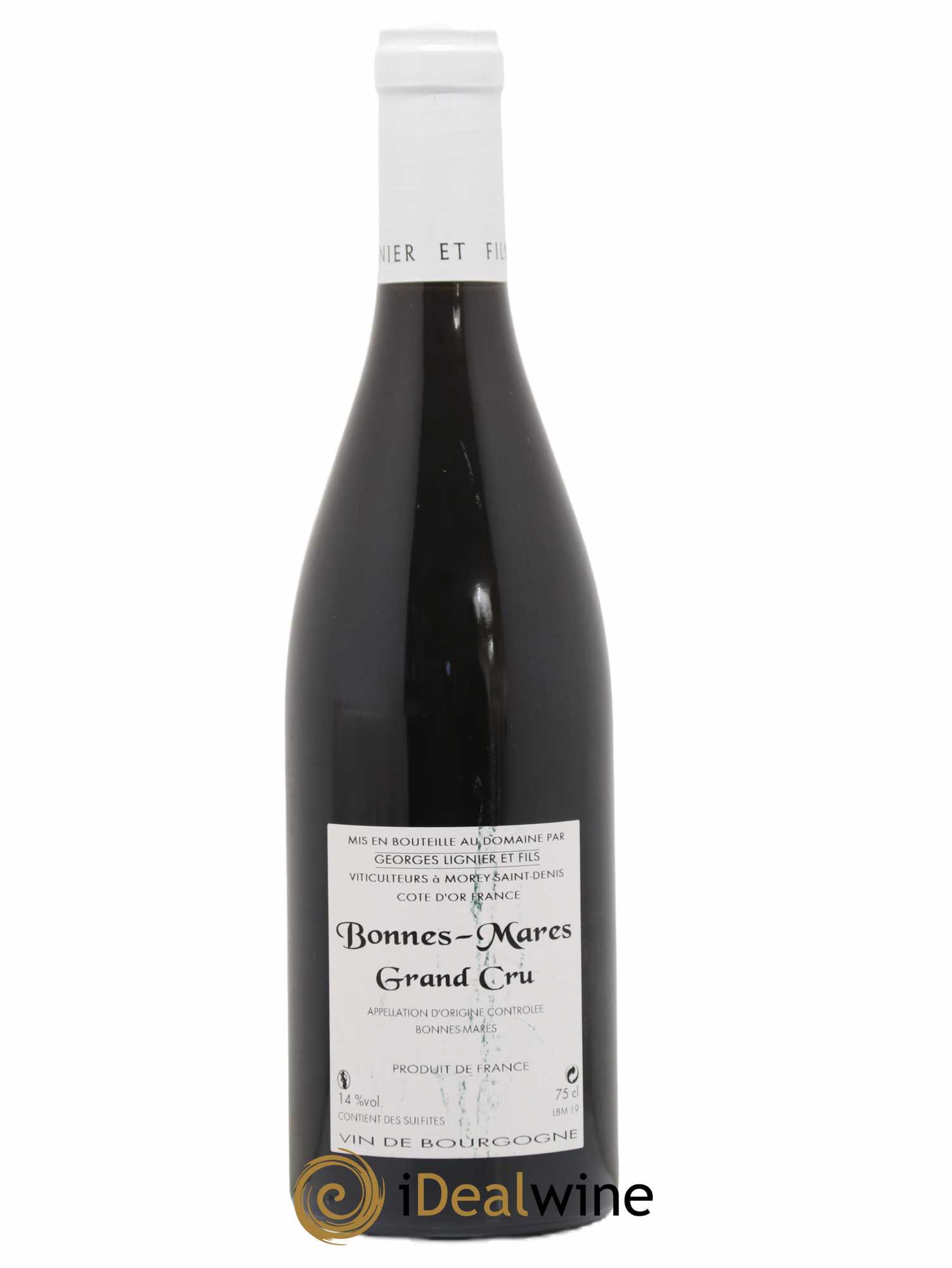 Bonnes-Mares Grand Cru Georges Lignier (Domaine) 2019 - Lot de 1 bouteille - 1