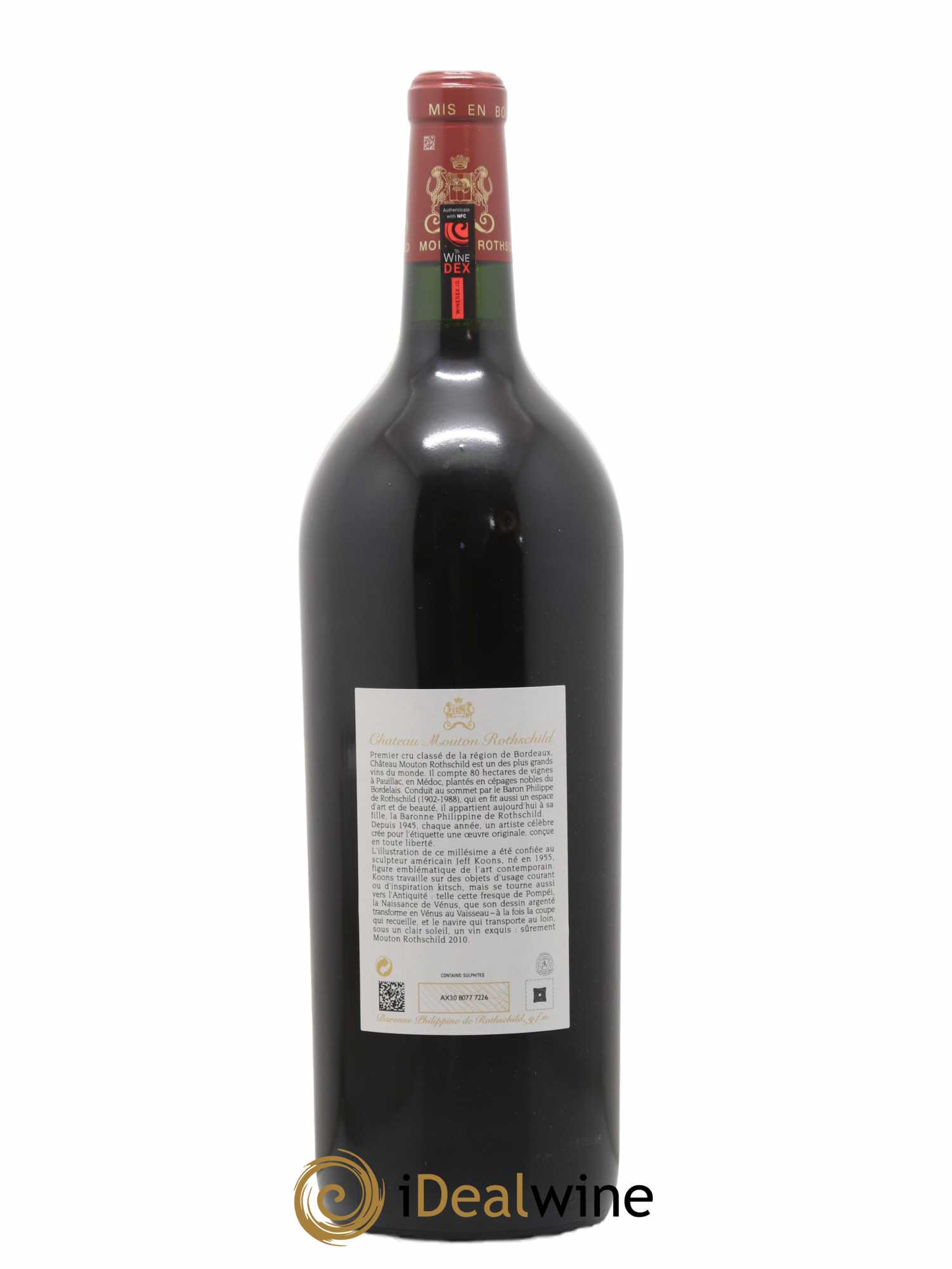 Château Mouton Rothschild 1er Grand Cru Classé 2010 - Lot de 1 magnum - 1