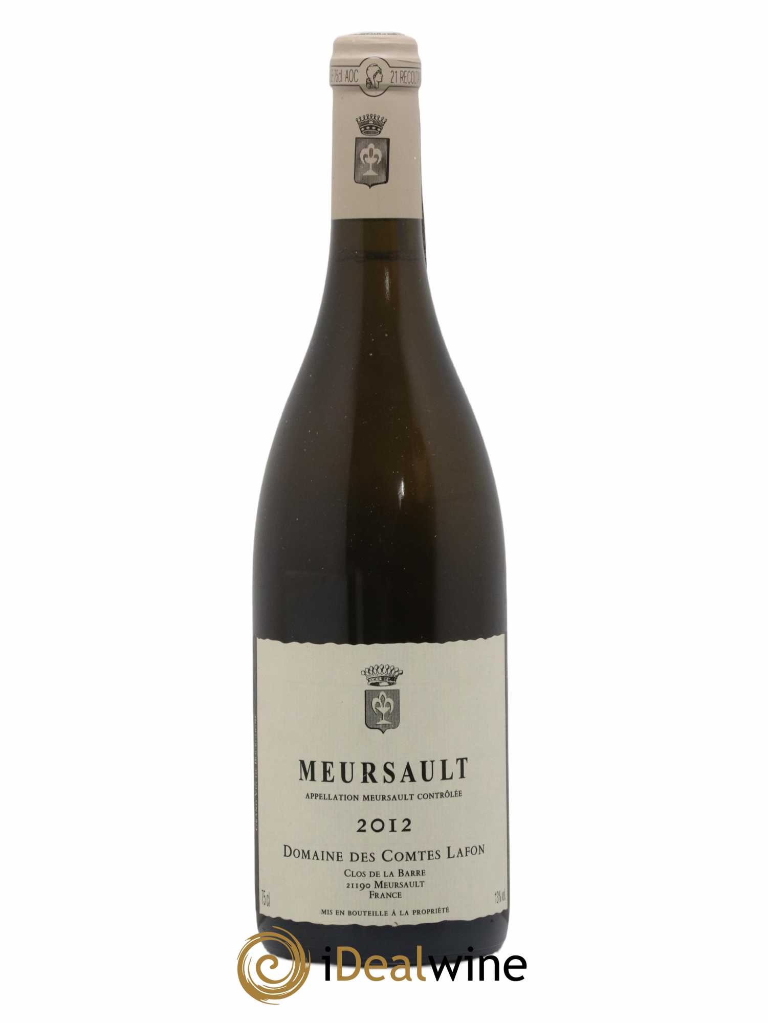 Meursault Comtes Lafon (Domaine des) 2012 - Lot de 1 bouteille - 0