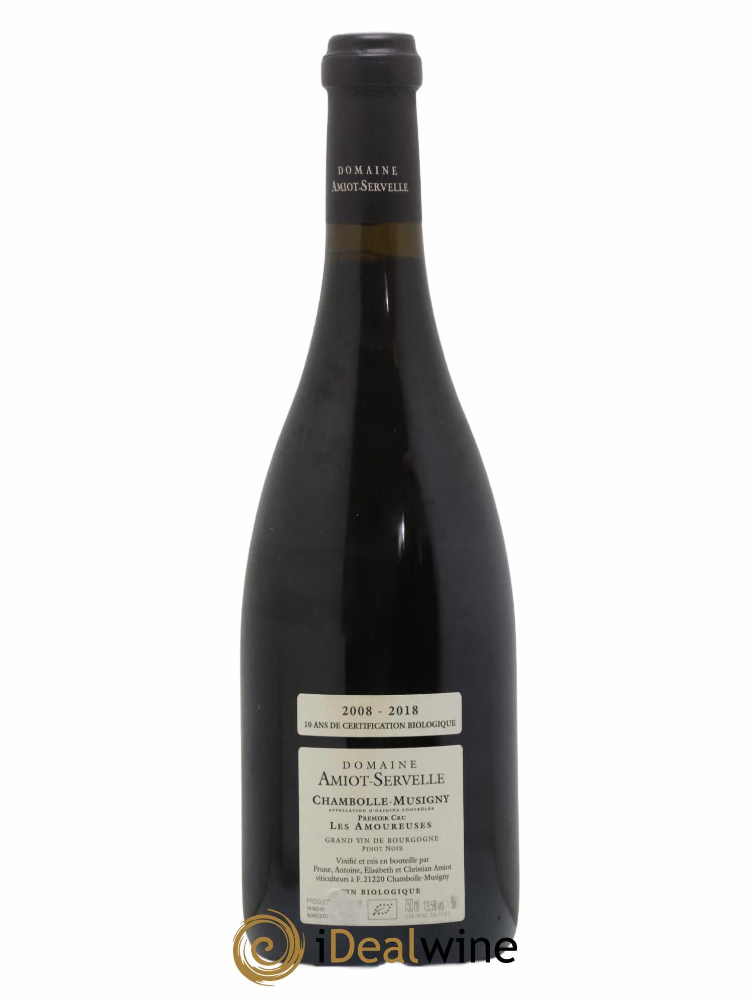 Chambolle-Musigny 1er Cru Les Amoureuses Amiot-Servelle 2018 - Lot de 1 bouteille - 1