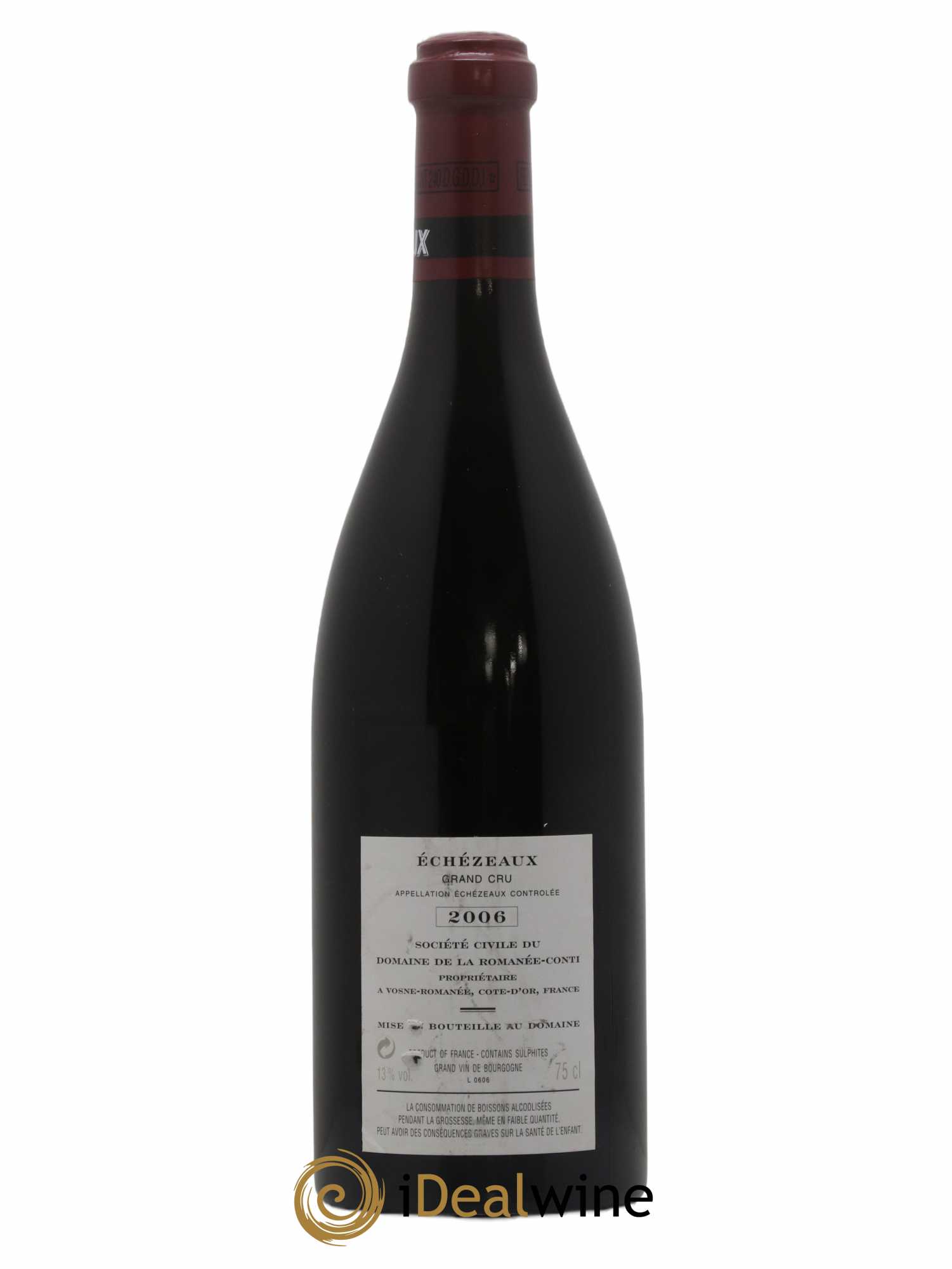 Echezeaux Grand Cru Domaine de la Romanée-Conti 2006 - Lot de 1 bouteille - 1