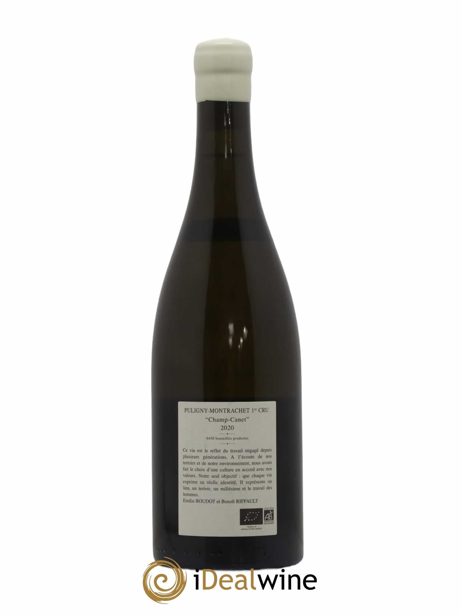 Puligny-Montrachet 1er Cru Champ Canet Etienne Sauzet 2020 - Lot de 1 bouteille - 1