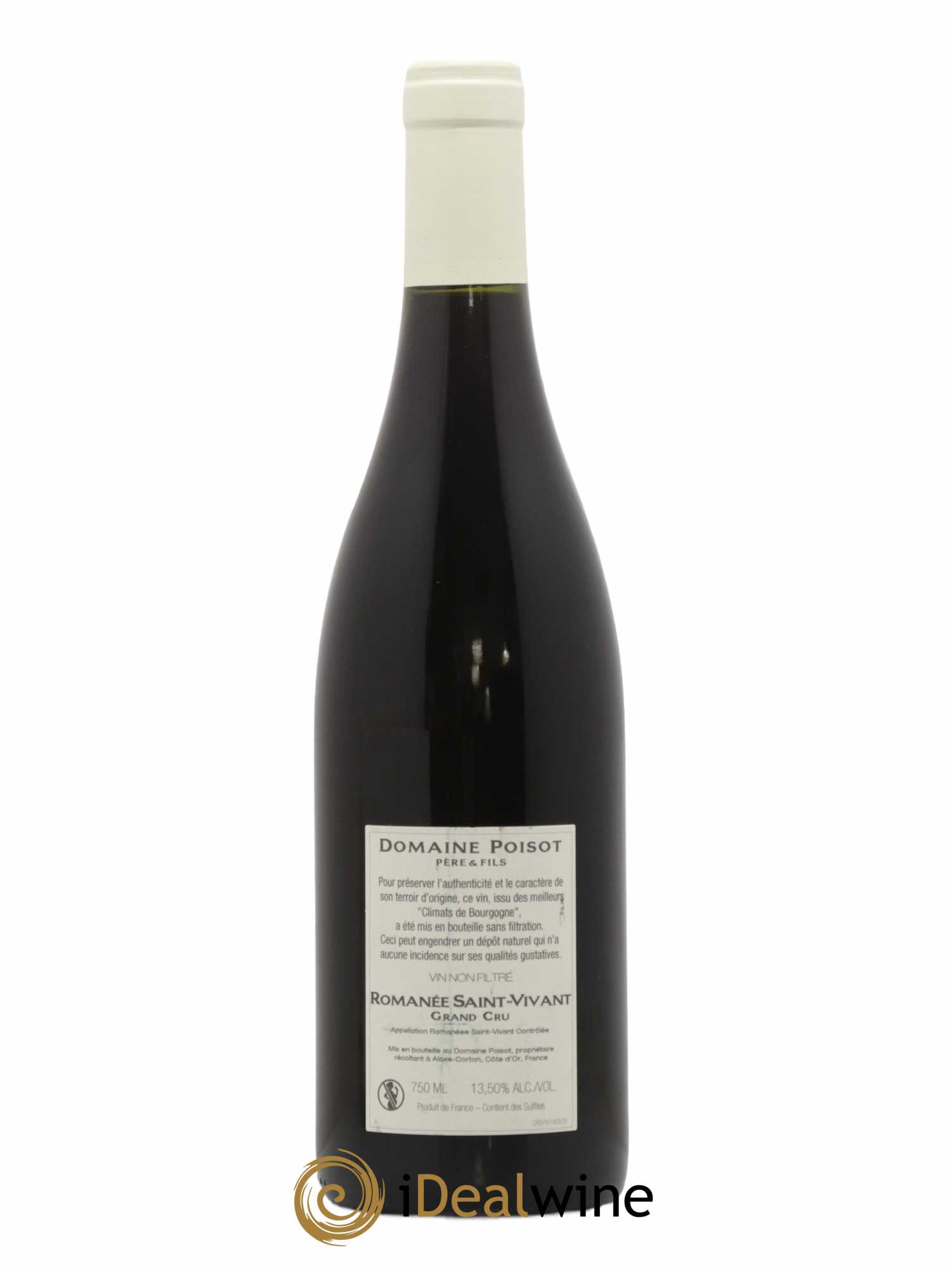 Romanée-Saint-Vivant Grand Cru Poisot Père & Fils 2016 - Lot de 1 bouteille - 1