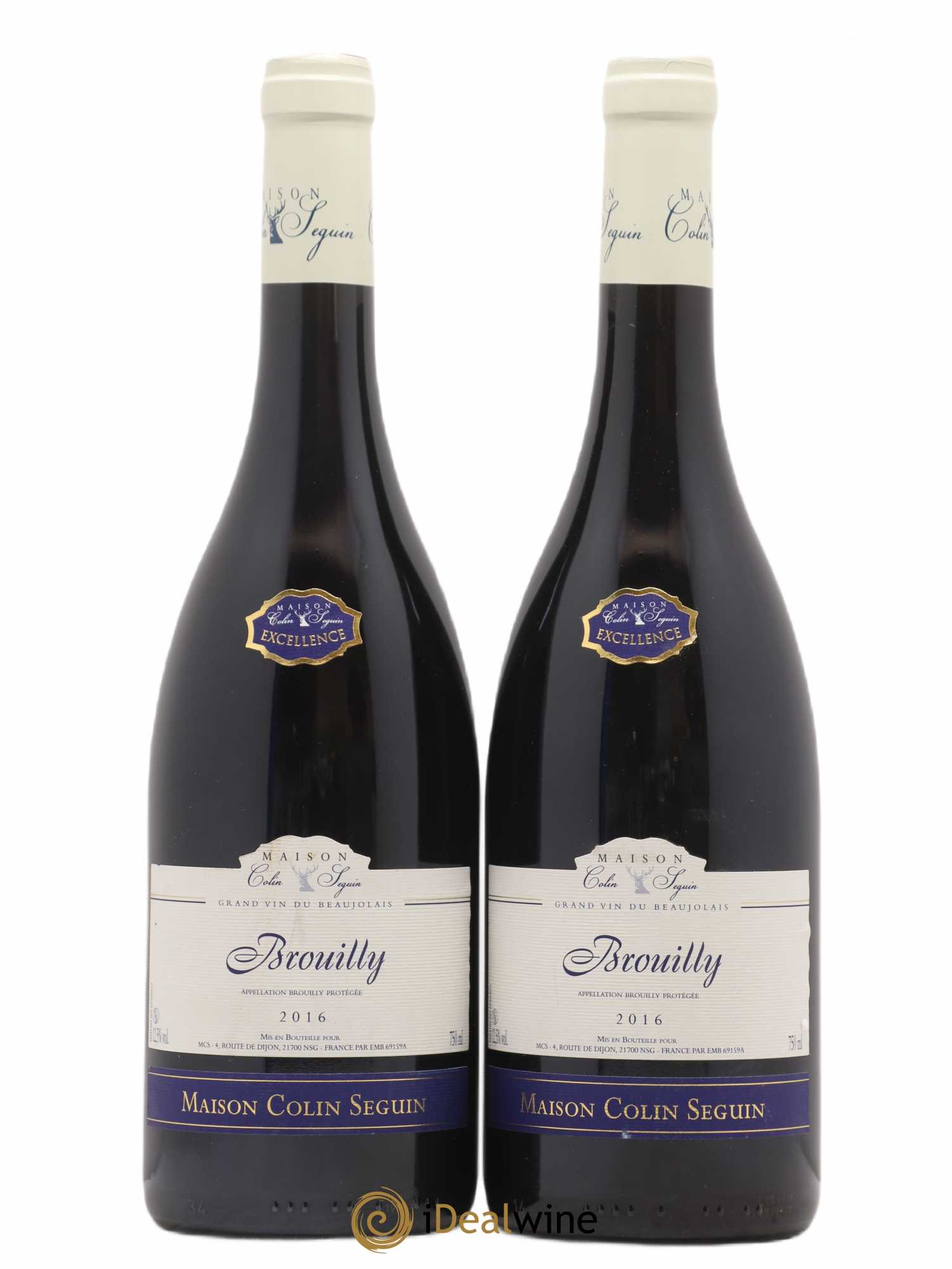 Brouilly Maison Colin Seguin (sans prix de réserve) 2016 - Posten von 2 Flaschen - 0