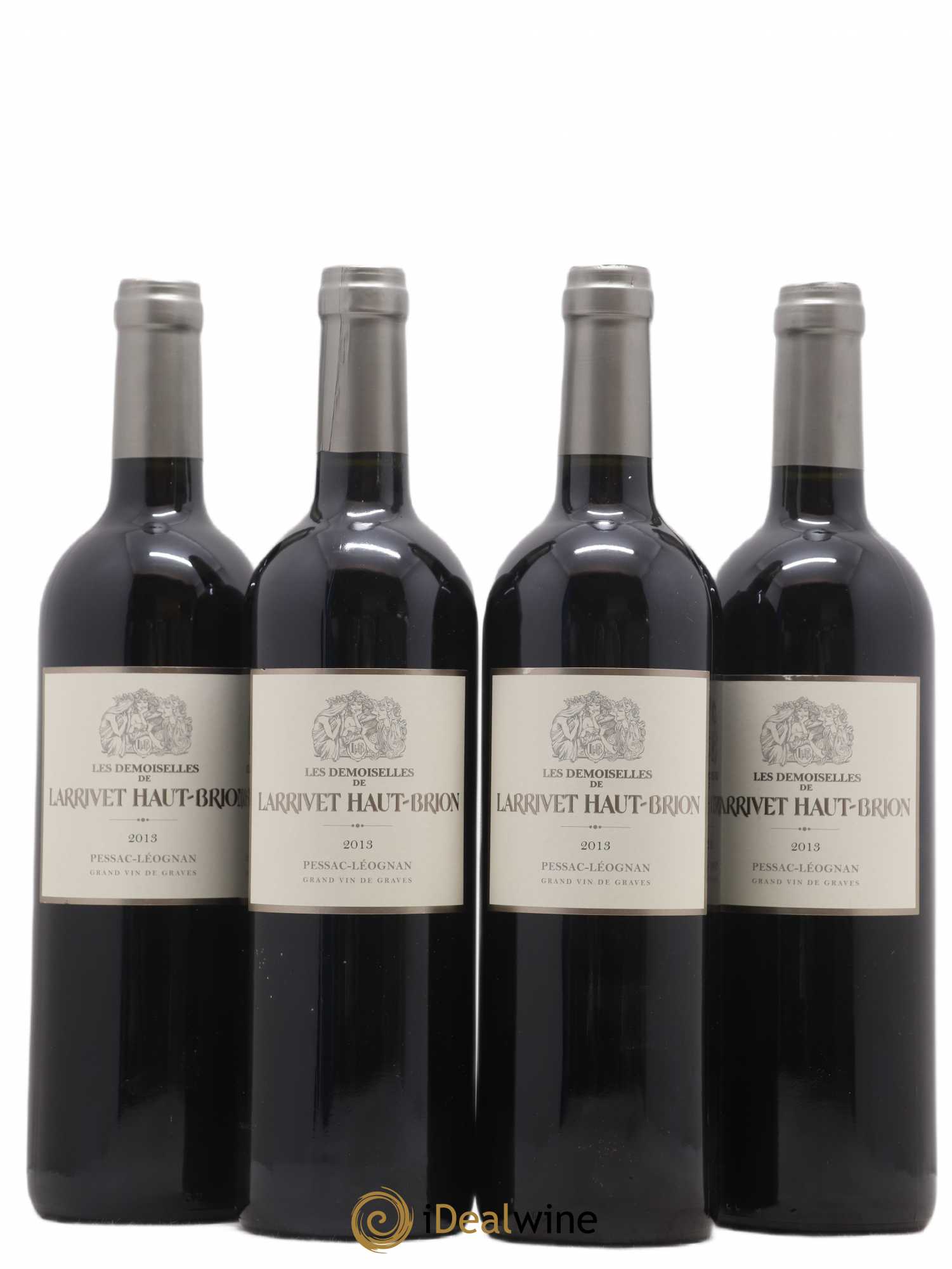 Pessac-Léognan Les Demoiselles de Larrivet Haut brion 2013 - Posten von 4 Flaschen - 0