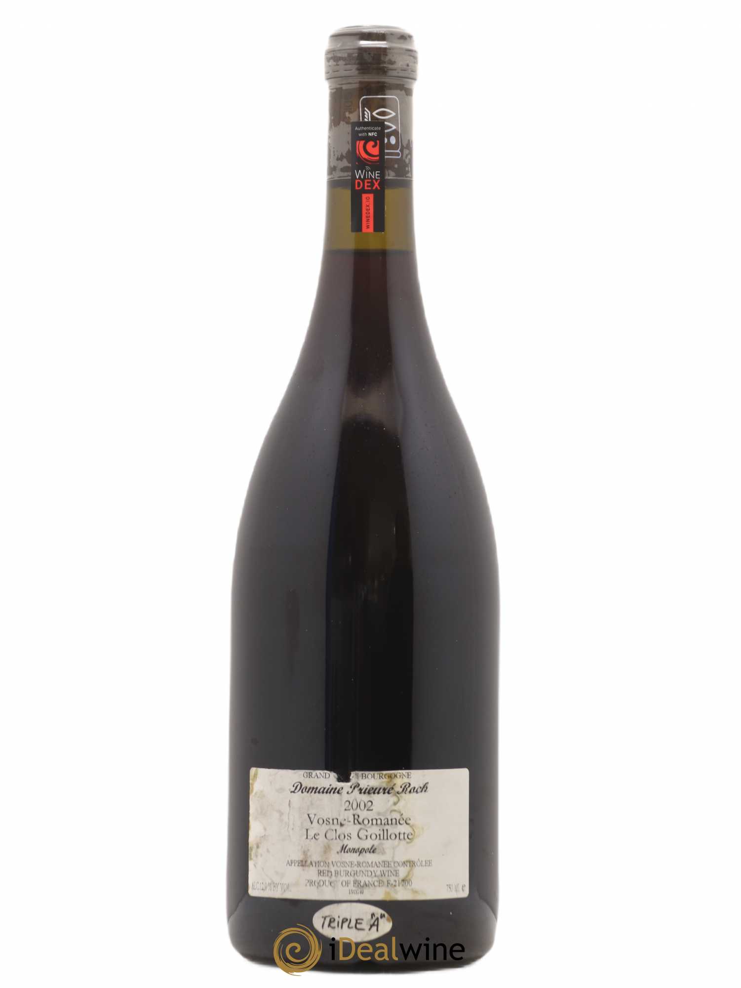 Vosne-Romanée Le Clos Goillotte Prieuré Roch Le Clos Goillotte Prieuré Roch 2002 - Lot de 1 bouteille - 1
