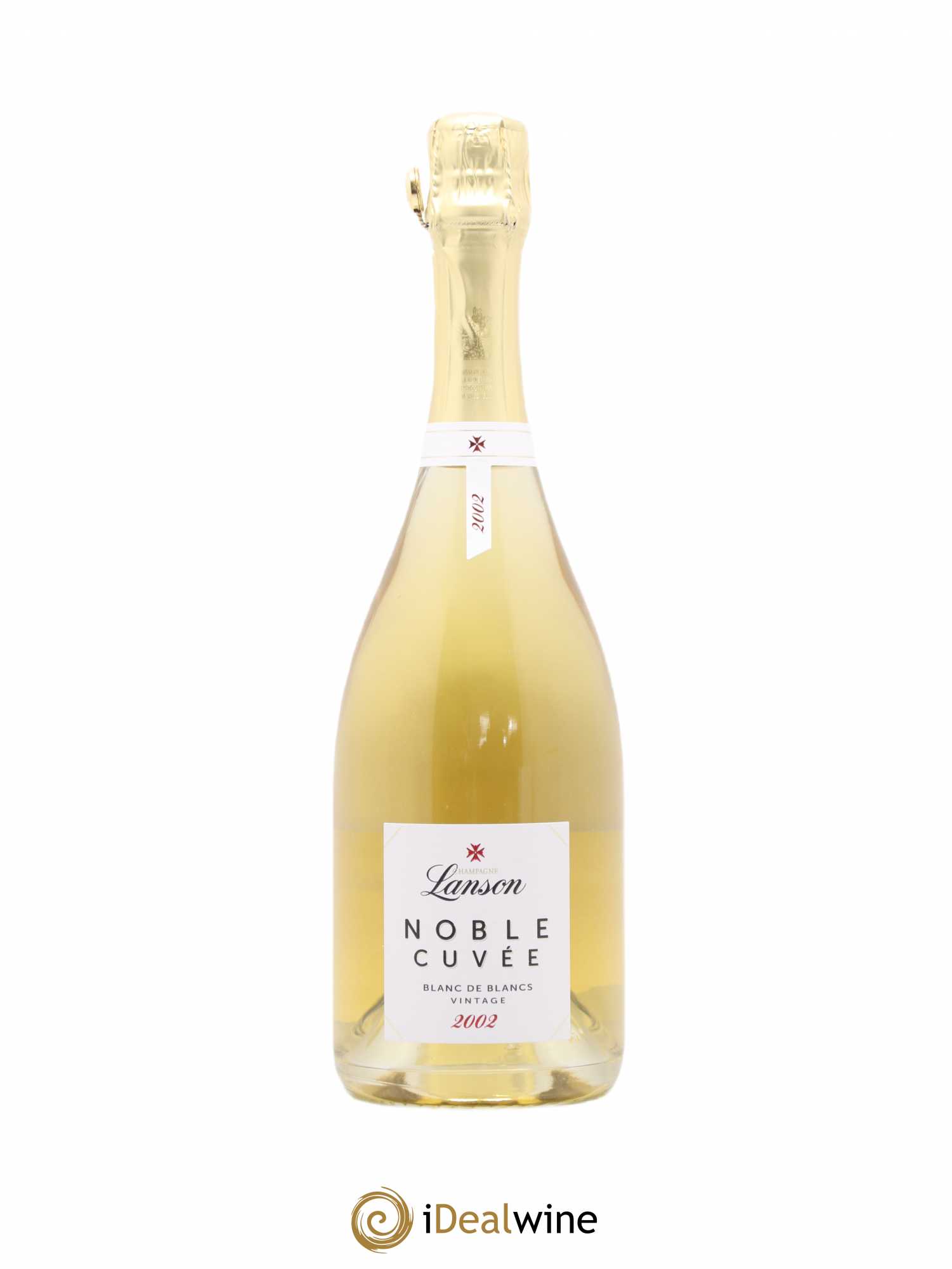 Noble Cuvée Brut Blanc de Blancs Lanson 2002 - Lot de 1 bouteille - 0