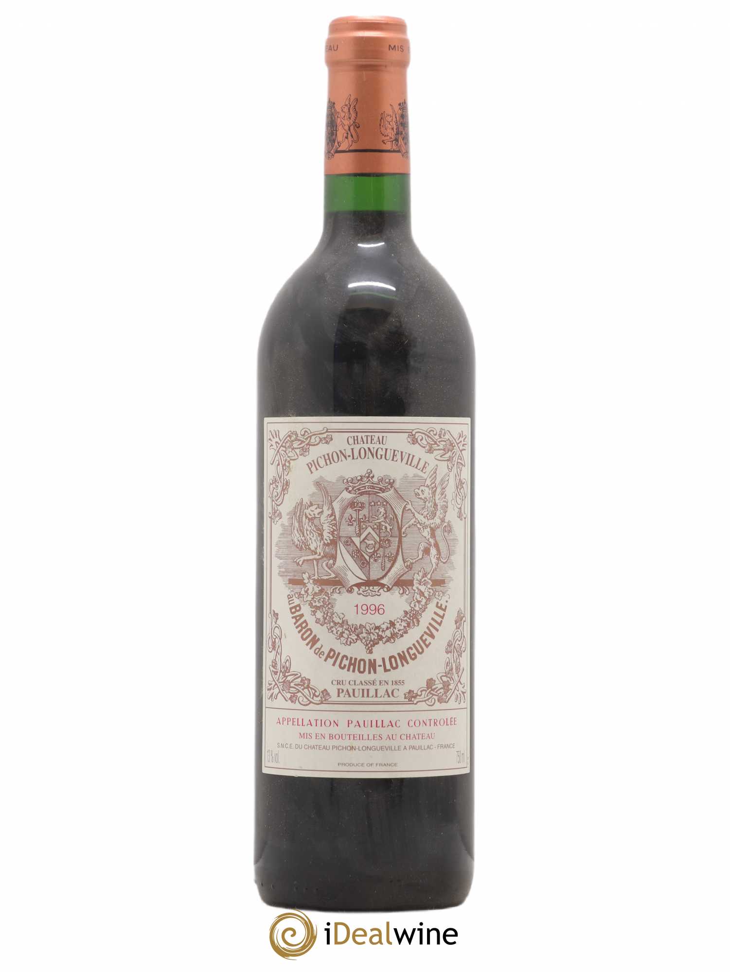 Pichon Longueville Baron 2ème Grand Cru Classé 1996 - Lot de 1 bouteille - 0