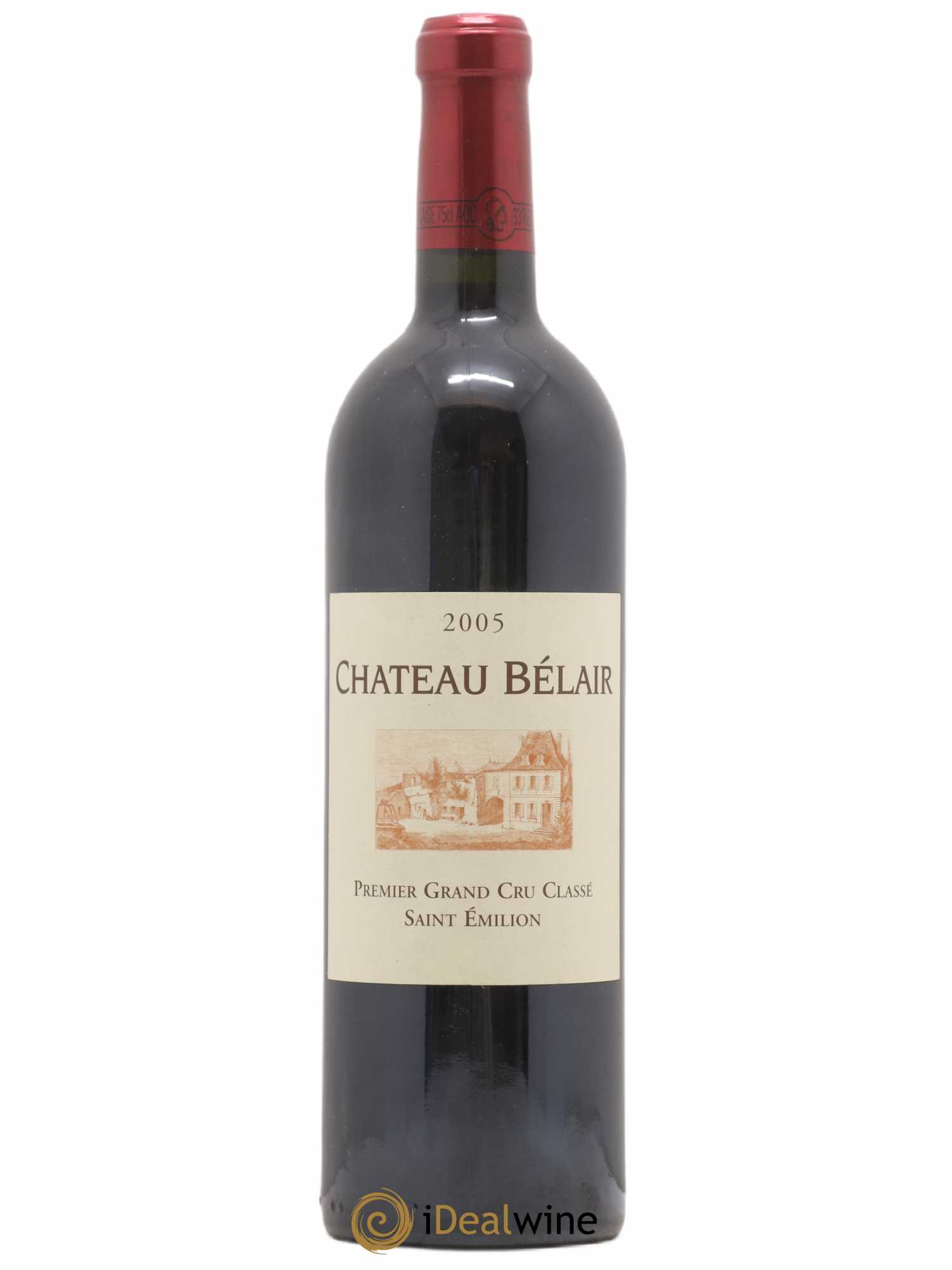 Château Belair (Belair-Monange) 1er Grand Cru Classé B 2005 - Lot de 1 bouteille - 0