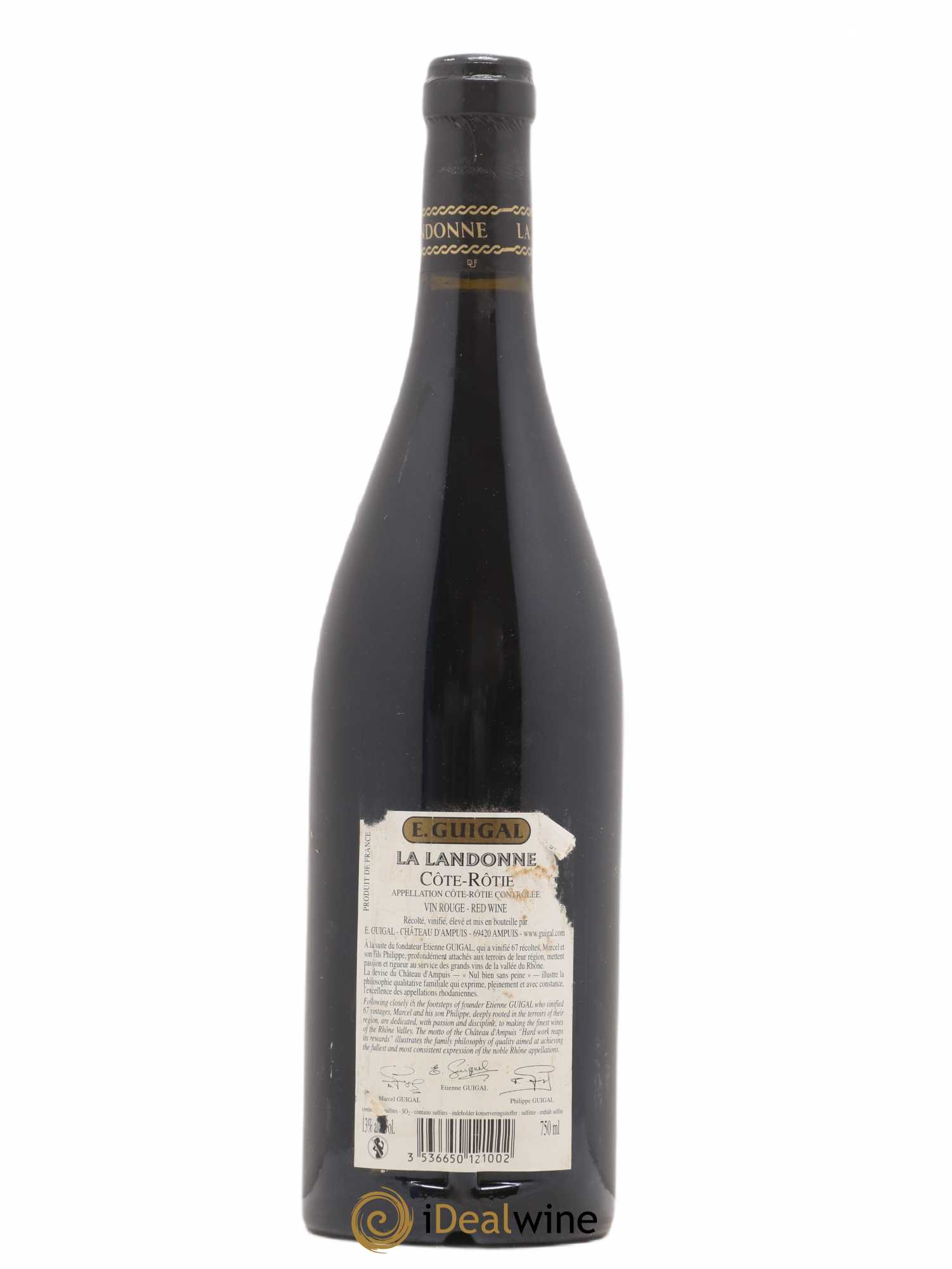 Côte-Rôtie La Landonne Guigal 2005 - Lot of 1 bottle - 1