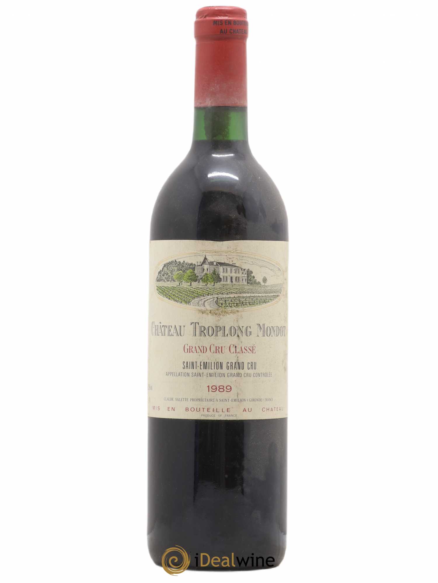 Château Troplong Mondot 1er Grand Cru Classé B 1989 - Lot de 1 bouteille - 0